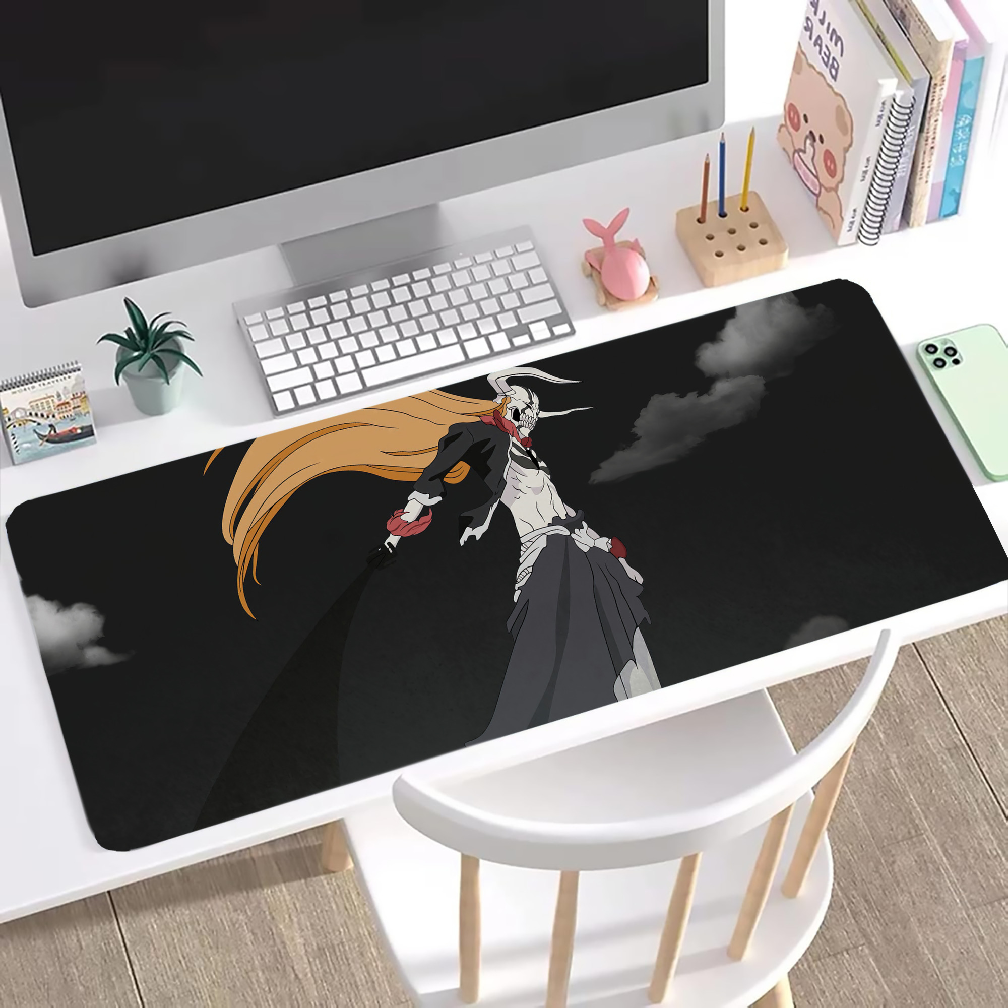 （画像用） ブリーチ BLEACH ステッチ加工 大判デスクマット／滑り止めマウスパッド