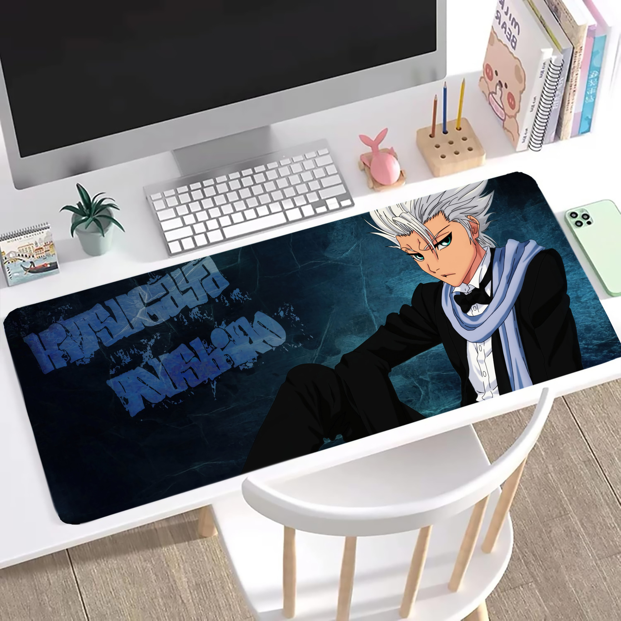 （画像用） ブリーチ BLEACH ステッチ加工 大判デスクマット／滑り止めマウスパッド