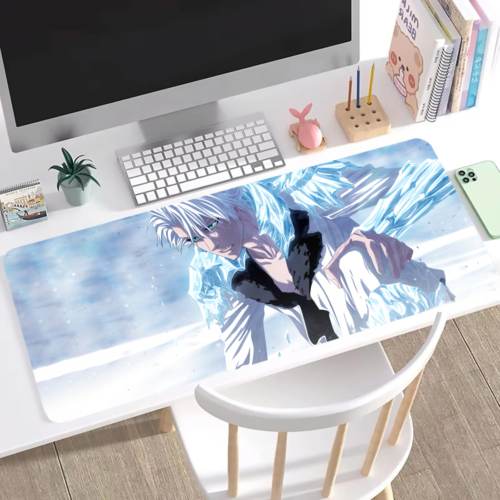 （画像用） ブリーチ BLEACH ステッチ加工 大判デスクマット／滑り止めマウスパッド