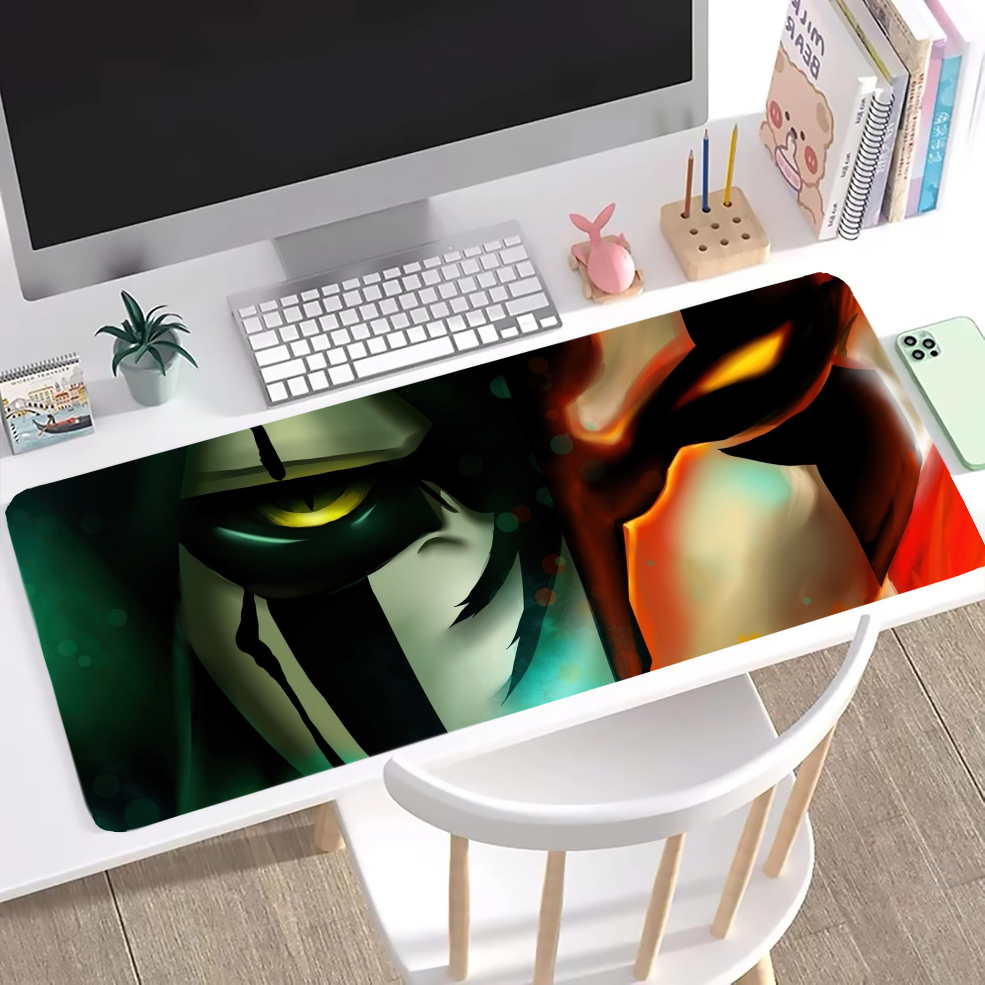 （画像用） ブリーチ BLEACH ステッチ加工 大判デスクマット／滑り止めマウスパッド