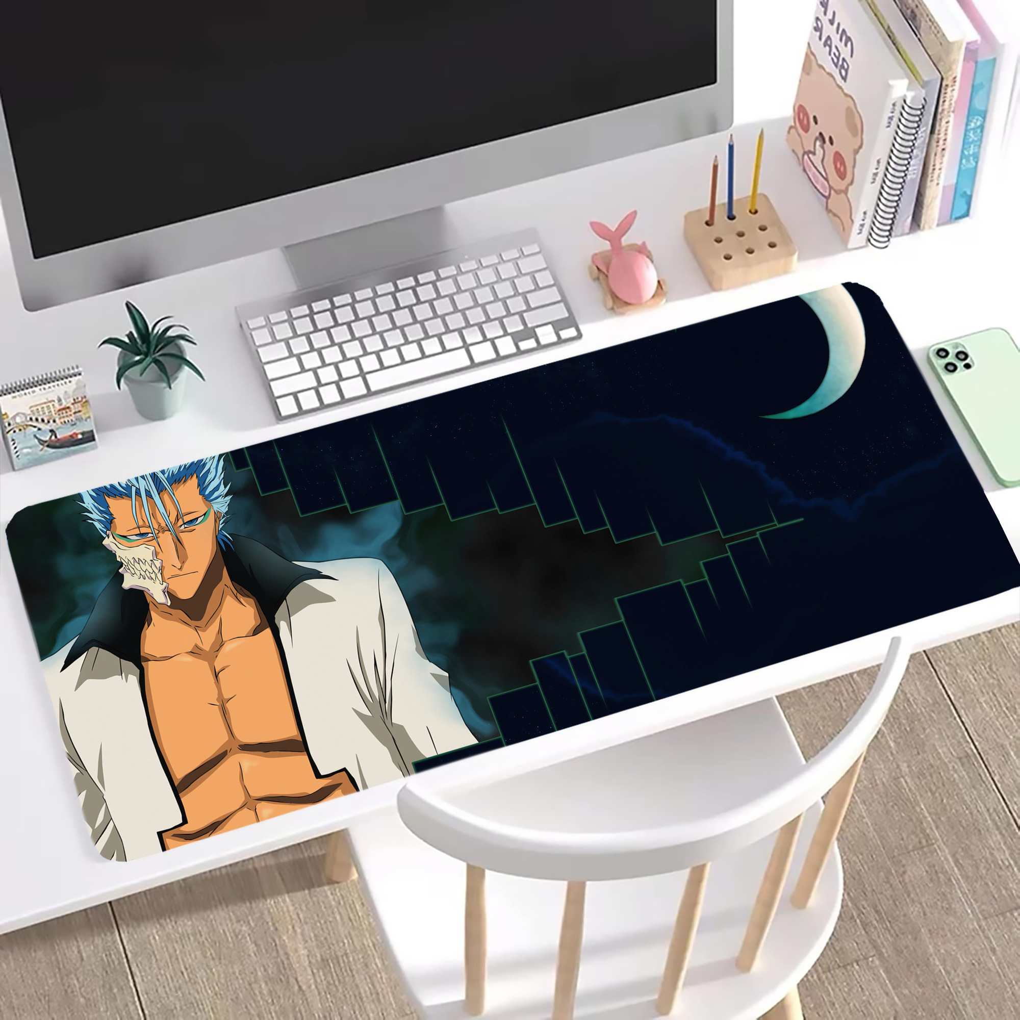 （画像用） ブリーチ BLEACH ステッチ加工 大判デスクマット／滑り止めマウスパッド