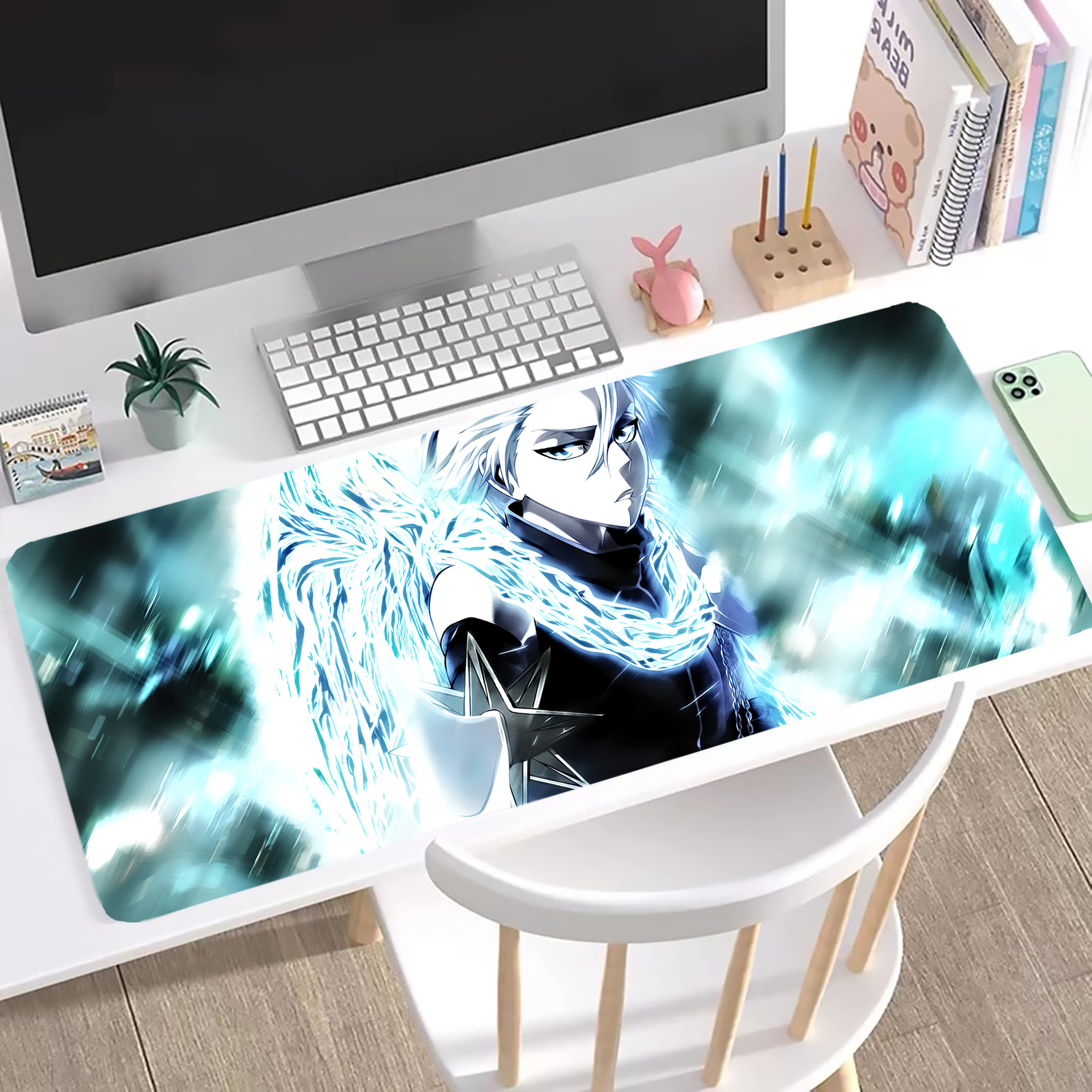 （画像用） ブリーチ BLEACH ステッチ加工 大判デスクマット／滑り止めマウスパッド