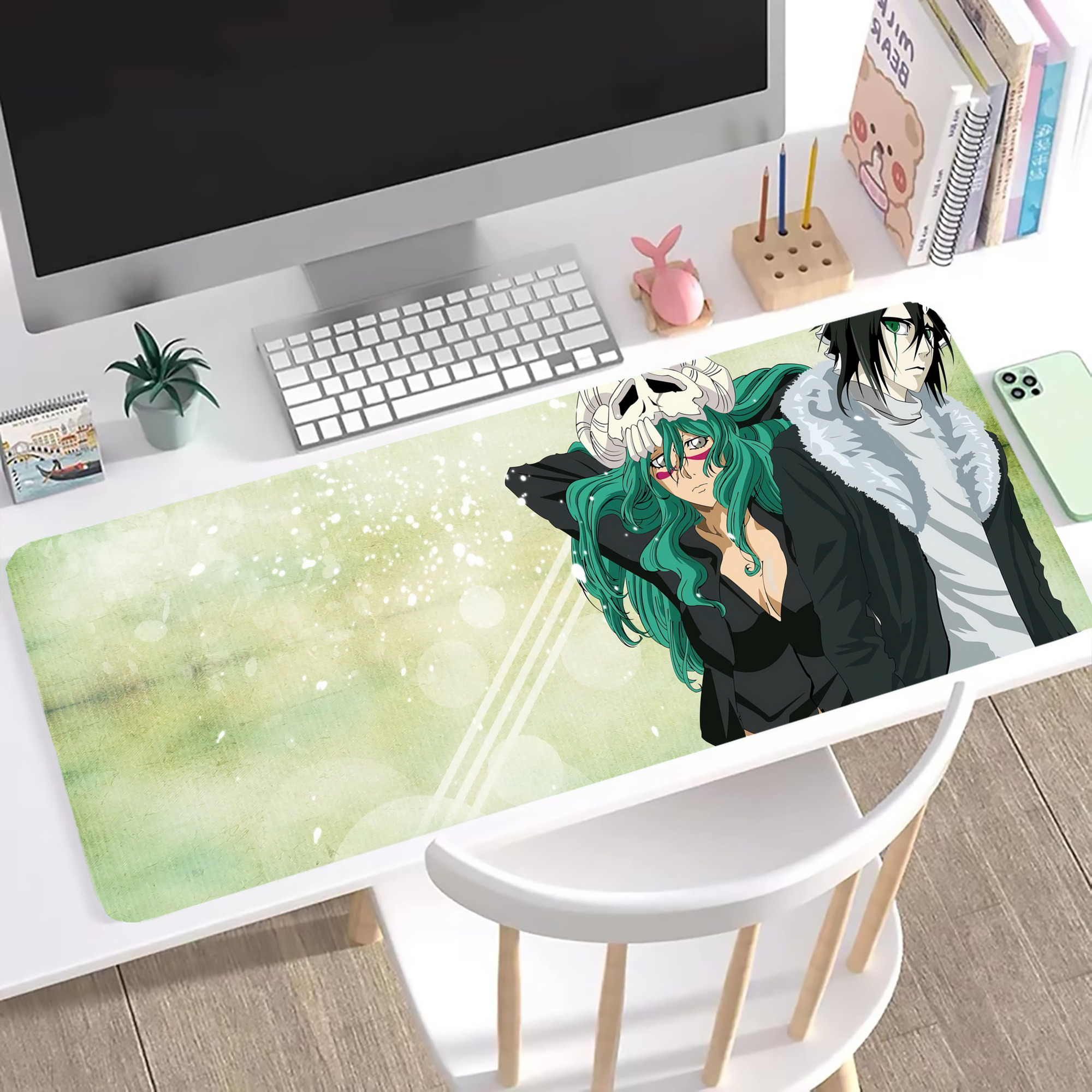 （画像用） ブリーチ BLEACH ステッチ加工 大判デスクマット／滑り止めマウスパッド
