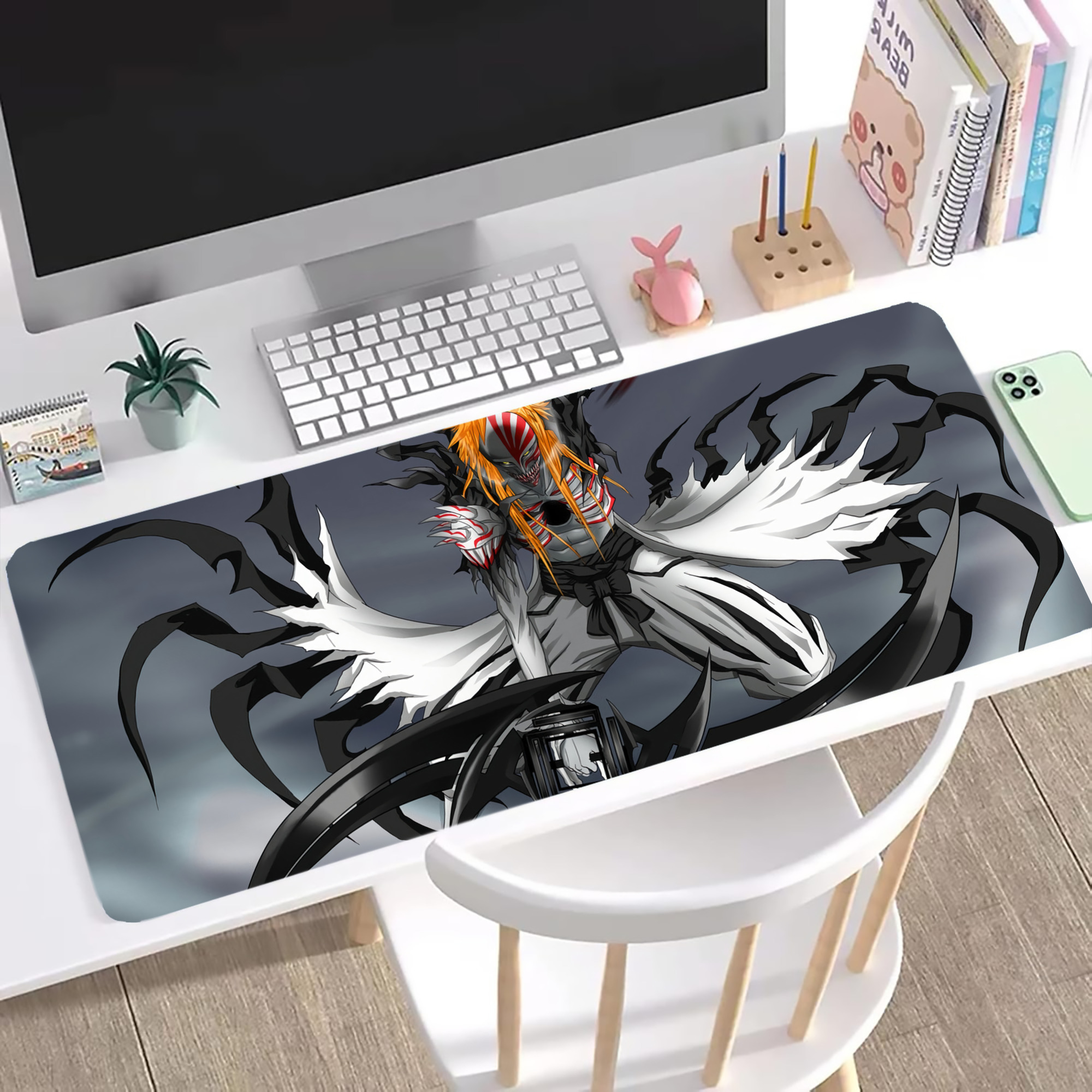 （画像用） ブリーチ BLEACH ステッチ加工 大判デスクマット／滑り止めマウスパッド