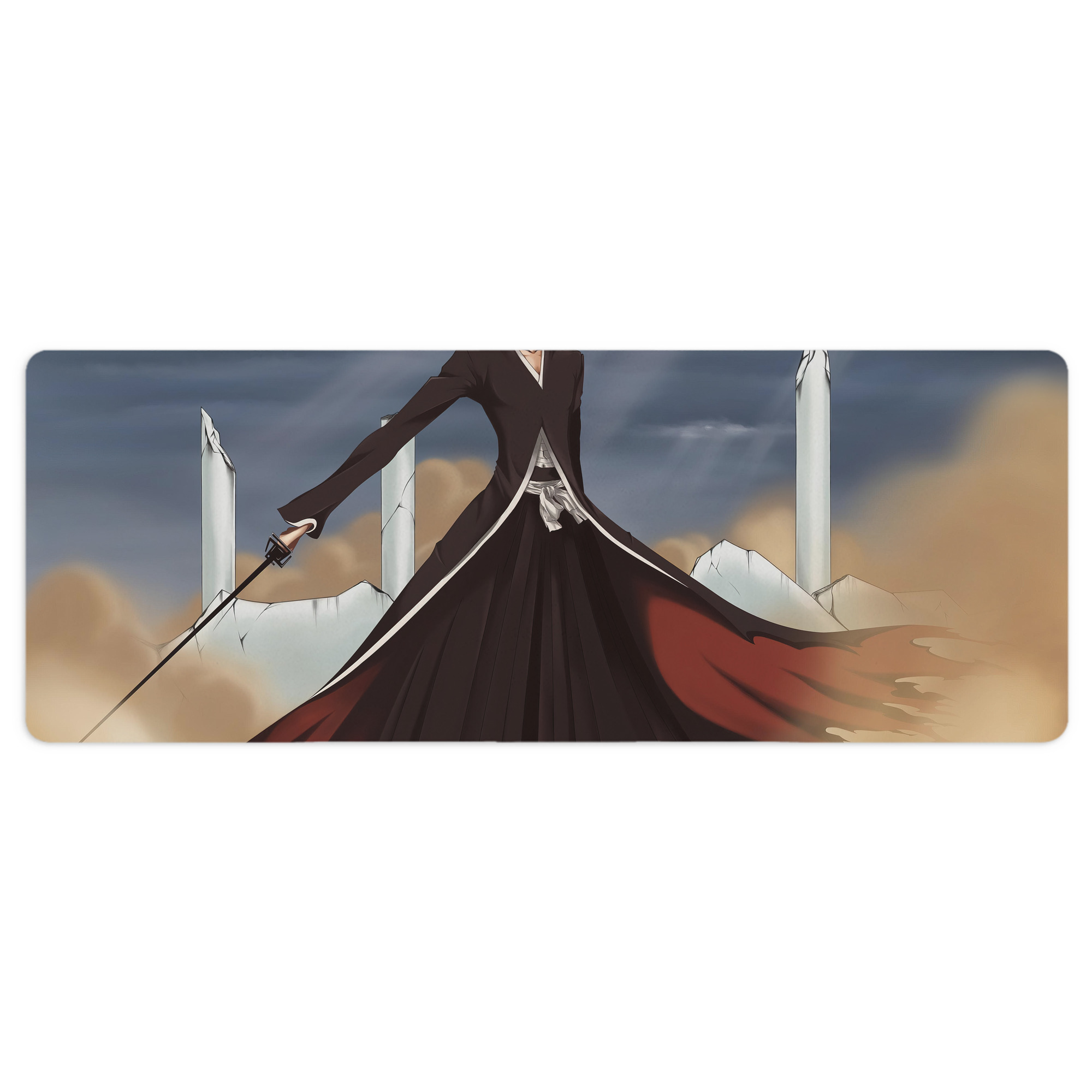 （画像用） ブリーチ BLEACH ステッチ加工 大判デスクマット／滑り止めマウスパッド