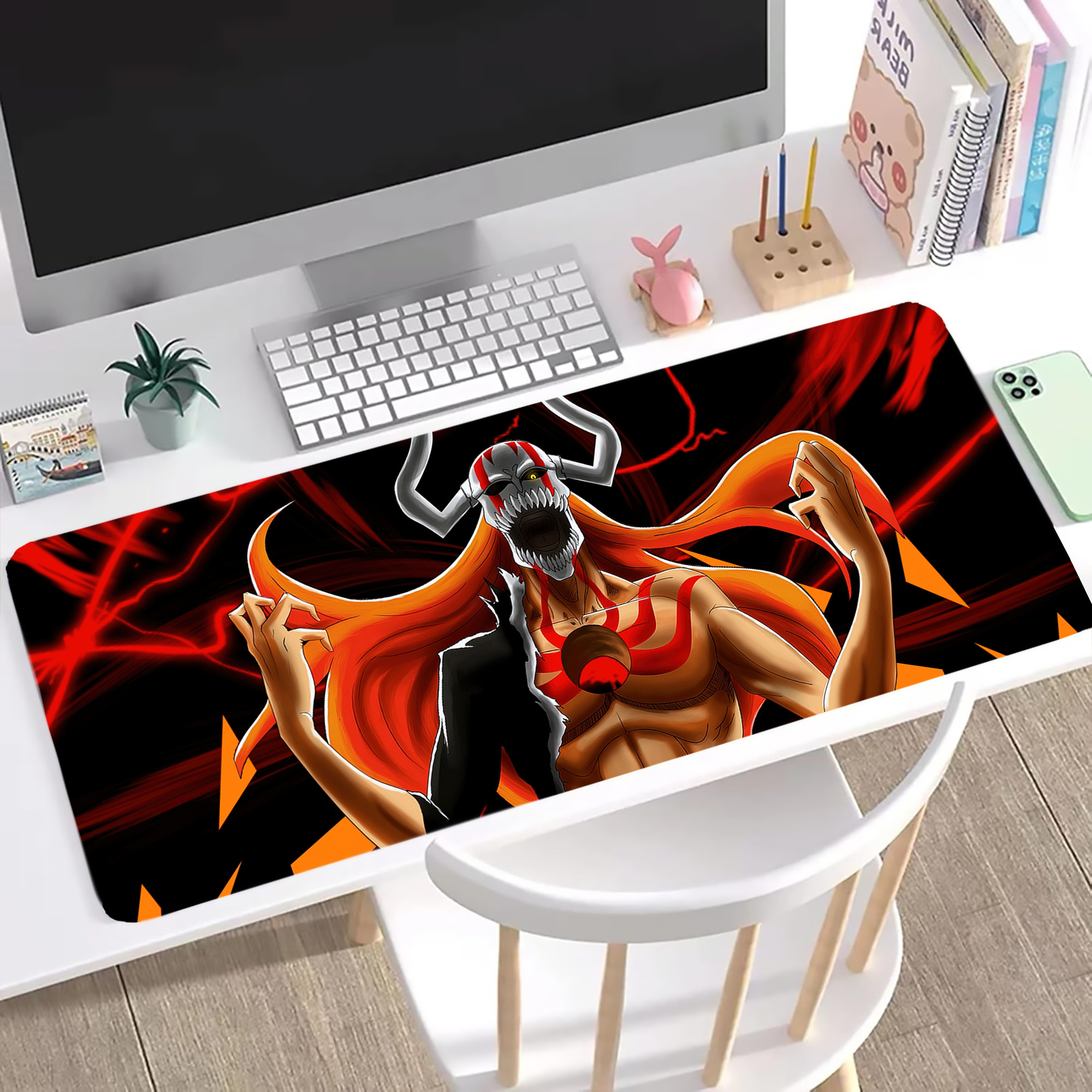 （画像用） ブリーチ BLEACH ステッチ加工 大判デスクマット／滑り止めマウスパッド