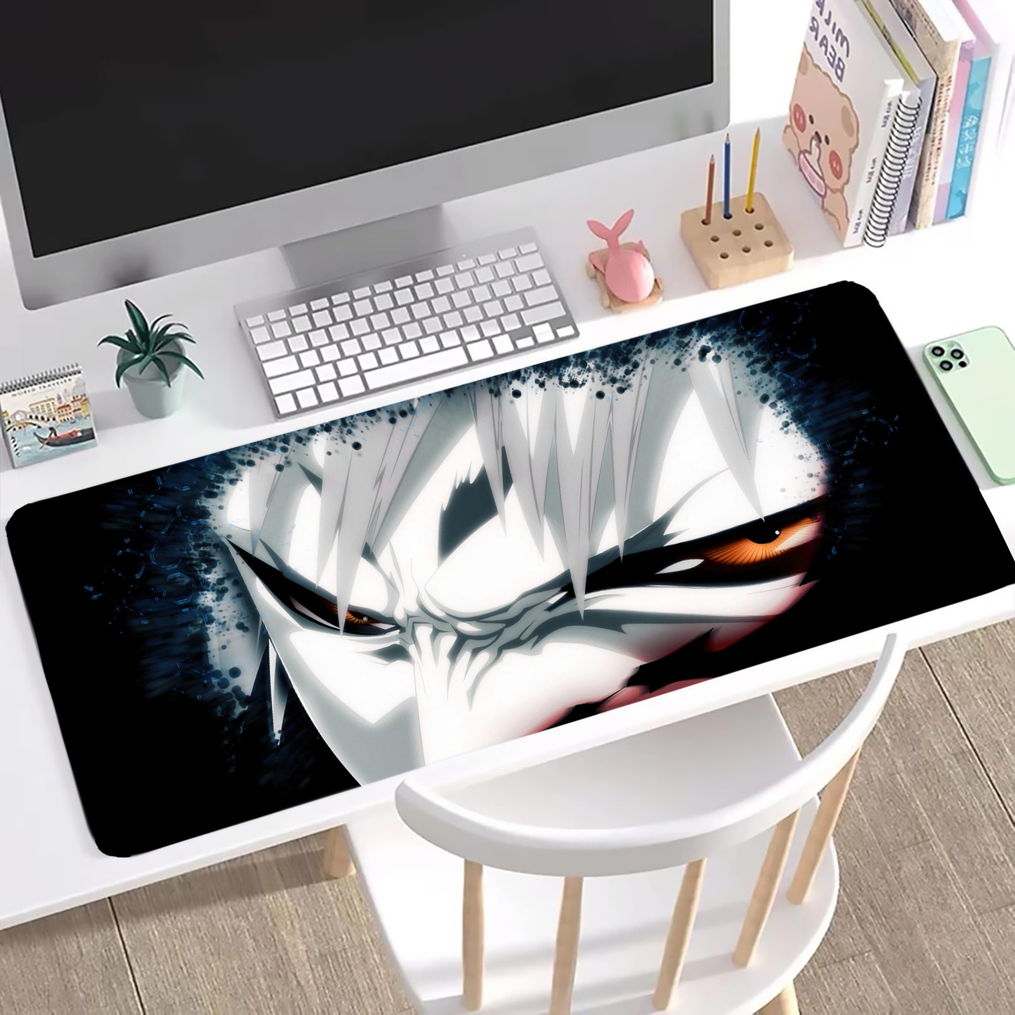 （画像用） ブリーチ BLEACH ステッチ加工 大判デスクマット／滑り止めマウスパッド