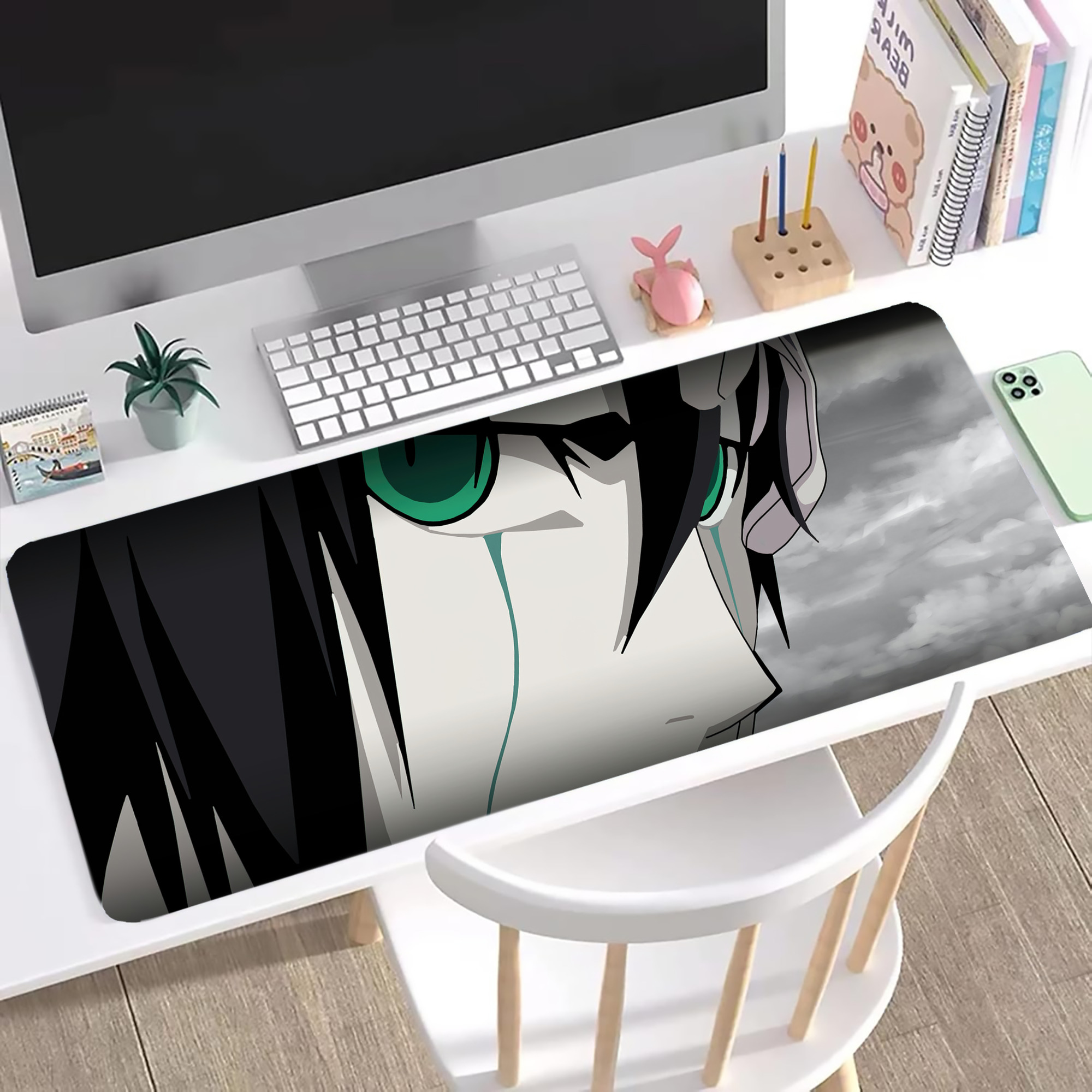 （画像用） ブリーチ BLEACH ステッチ加工 大判デスクマット／滑り止めマウスパッド