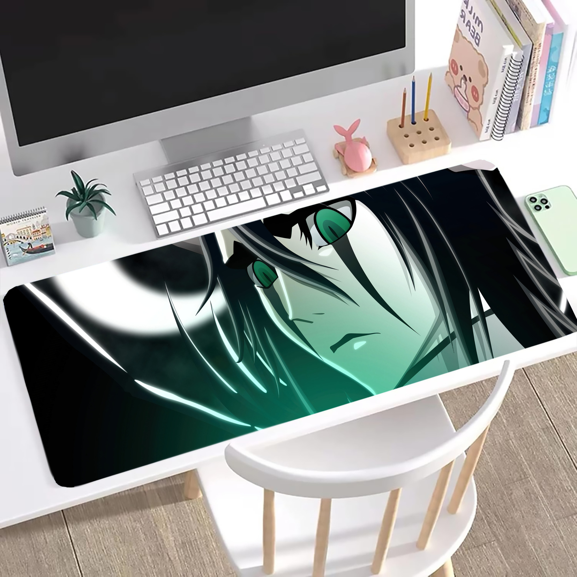 （画像用） ブリーチ BLEACH ステッチ加工 大判デスクマット／滑り止めマウスパッド