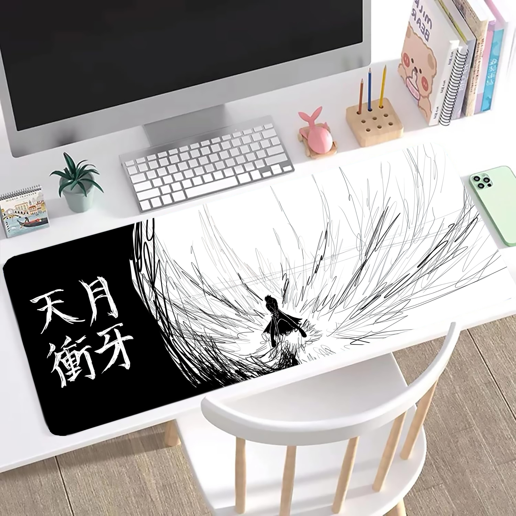 （画像用） ブリーチ BLEACH ステッチ加工 大判デスクマット／滑り止めマウスパッド