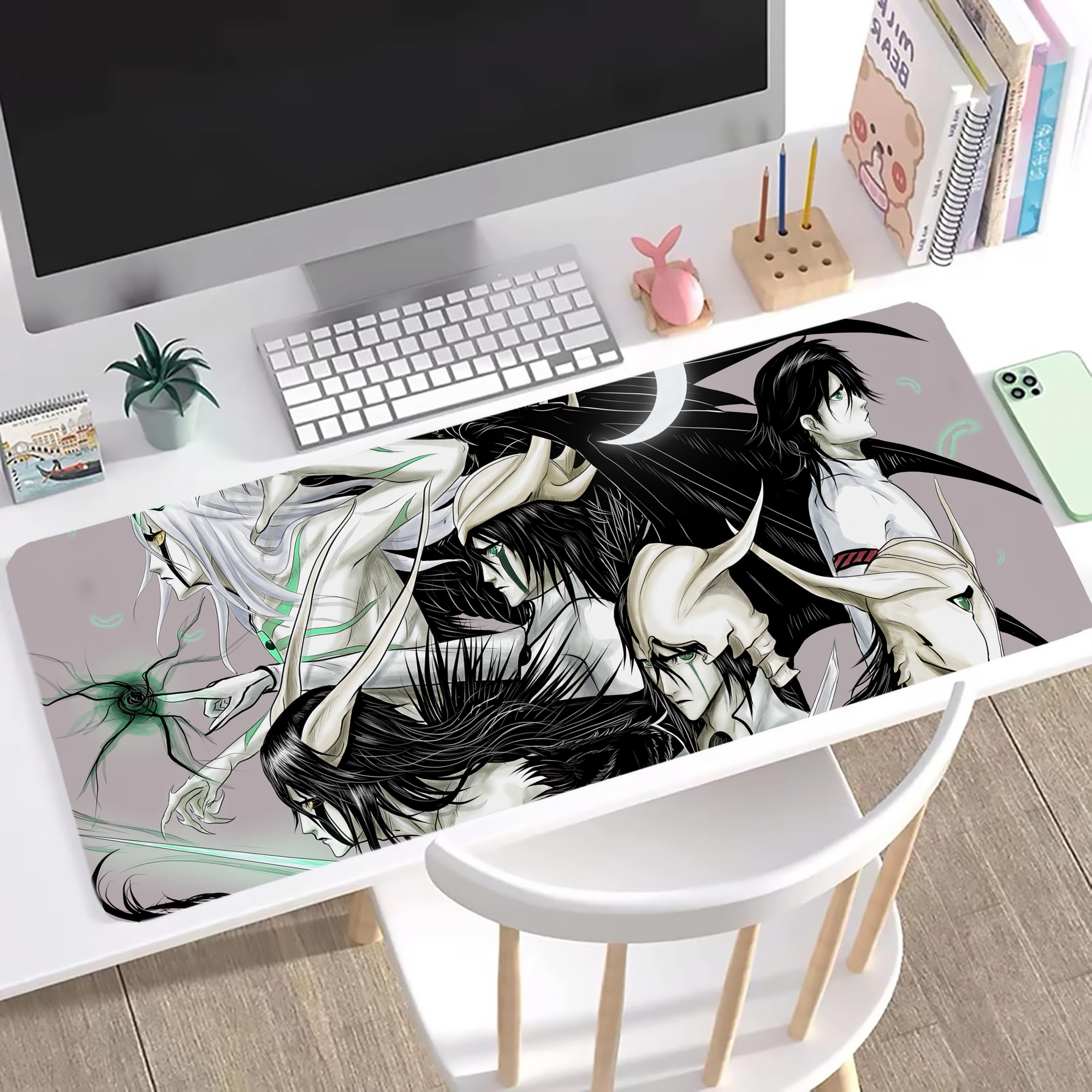 （画像用） ブリーチ BLEACH ステッチ加工 大判デスクマット／滑り止めマウスパッド
