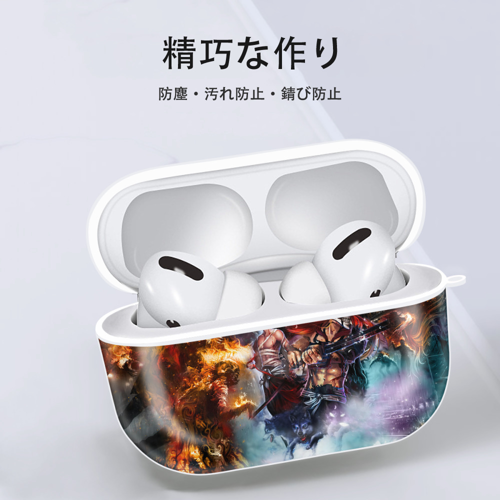 ブリーチ BLEACH 【AirPods Pro用】ハードシェル保護ケース 耐衝撃・防指紋・カラビナ付き商品仕様
