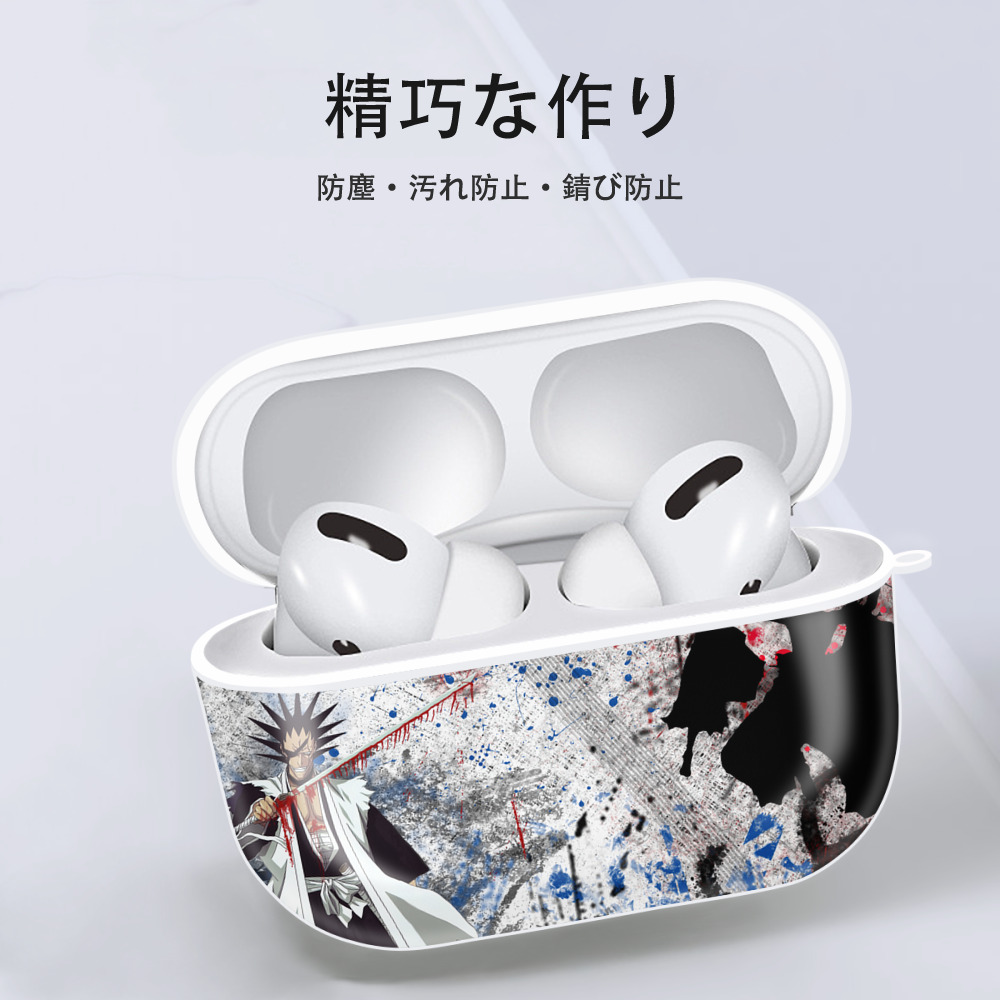 ブリーチ BLEACH 【AirPods Pro用】ハードシェル保護ケース 耐衝撃・防指紋・カラビナ付き商品仕様