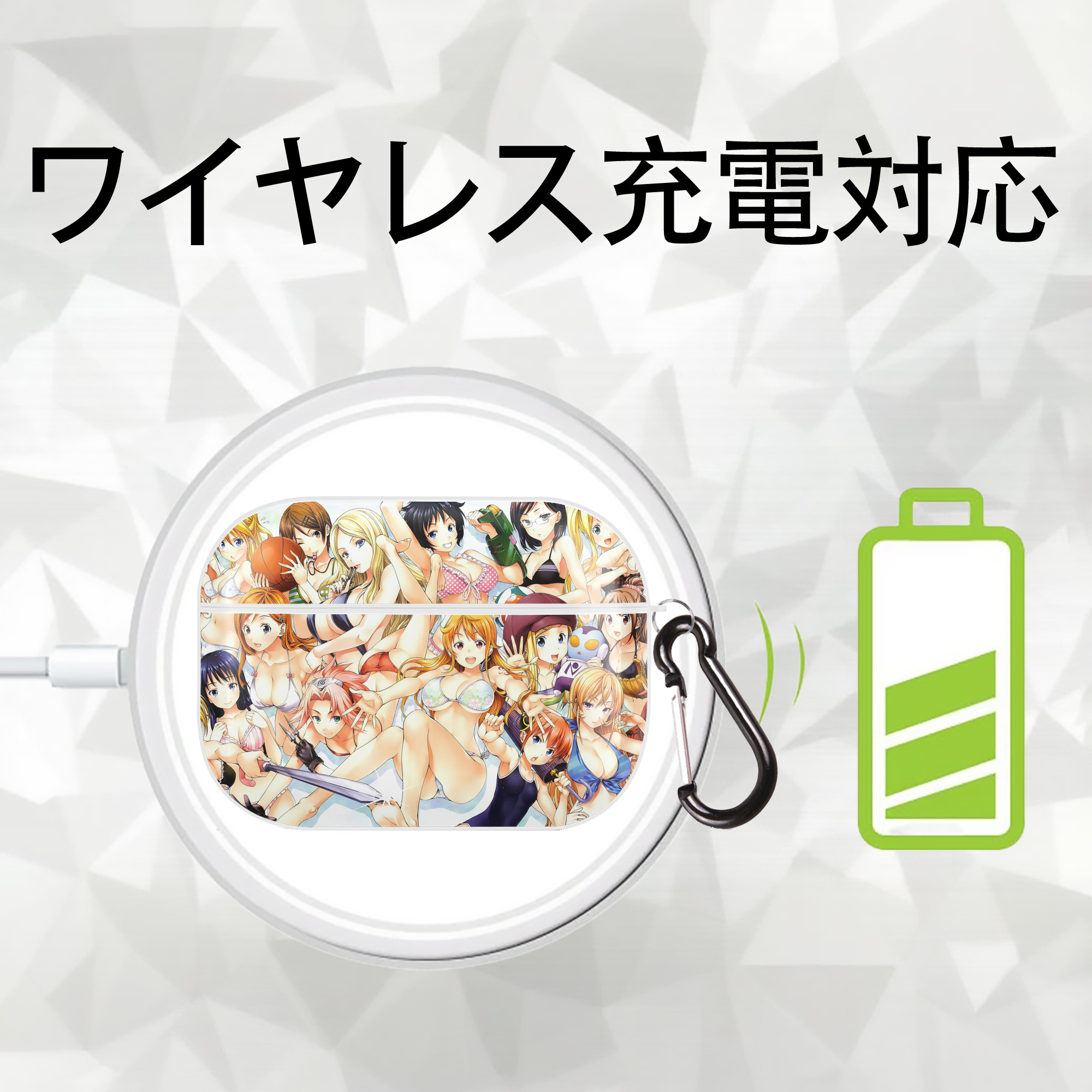 ブリーチ BLEACH 【AirPods Pro用】ハードシェル保護ケース 耐衝撃・防指紋・カラビナ付き商品仕様