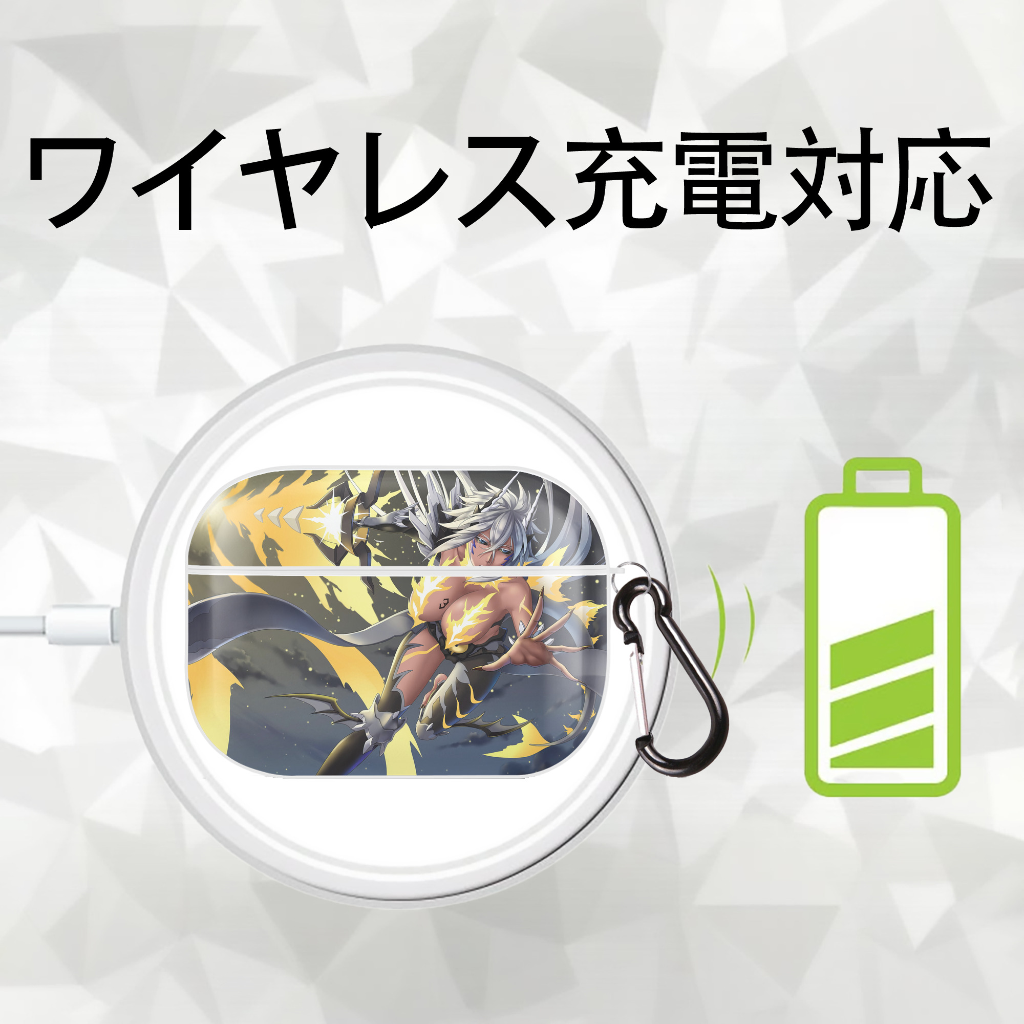 ブリーチ BLEACH 【AirPods Pro用】ハードシェル保護ケース 耐衝撃・防指紋・カラビナ付き商品仕様