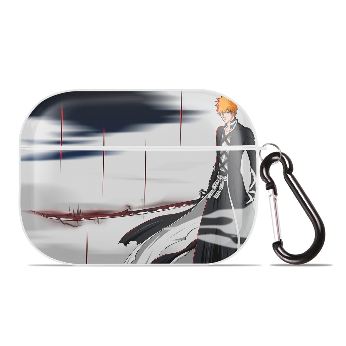 （画像用） ブリーチ BLEACH 【AirPods Pro用】ハードシェル保護ケース 耐衝撃・防指紋・カラビナ付き商品仕様