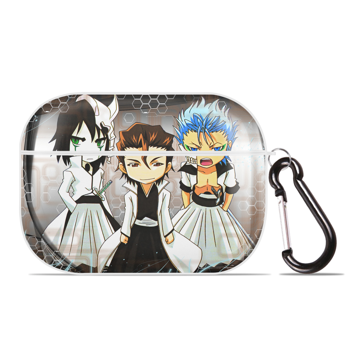 （画像用） ブリーチ BLEACH 【AirPods Pro用】ハードシェル保護ケース 耐衝撃・防指紋・カラビナ付き商品仕様