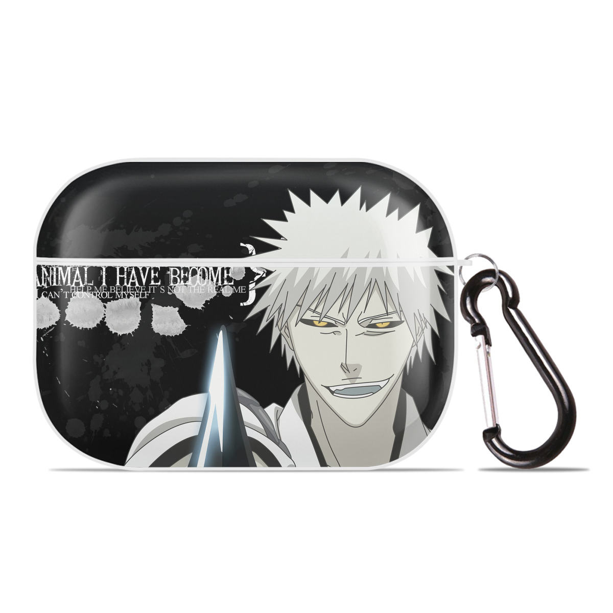 （画像用） ブリーチ BLEACH 【AirPods Pro用】ハードシェル保護ケース 耐衝撃・防指紋・カラビナ付き商品仕様