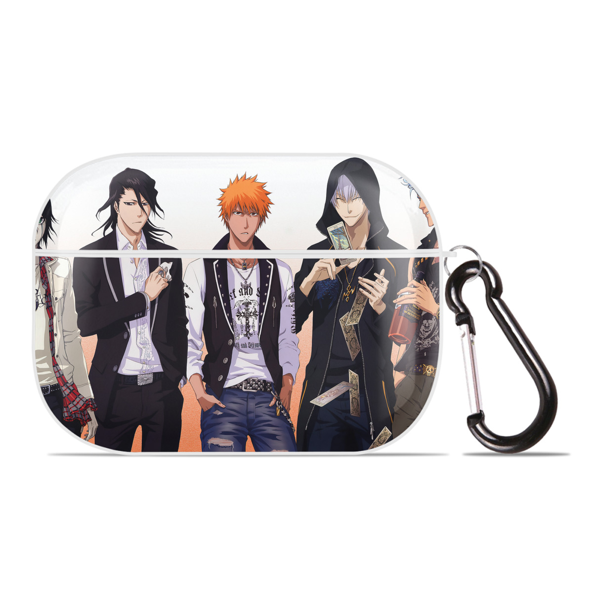 （画像用） ブリーチ BLEACH 【AirPods Pro用】ハードシェル保護ケース 耐衝撃・防指紋・カラビナ付き商品仕様