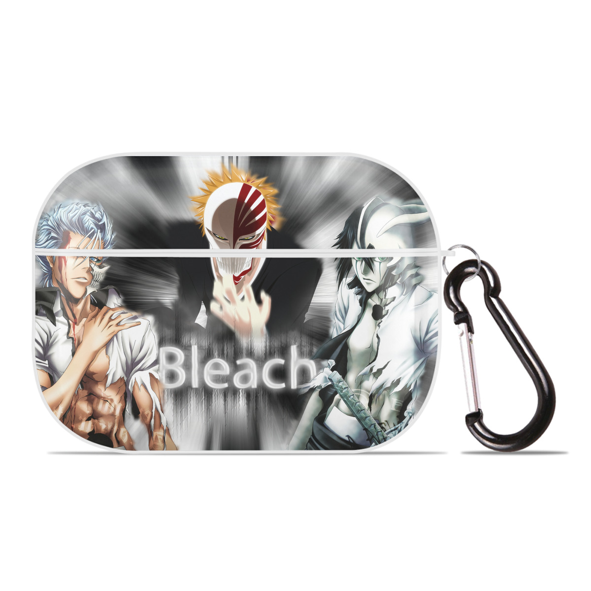 （画像用） ブリーチ BLEACH 【AirPods Pro用】ハードシェル保護ケース 耐衝撃・防指紋・カラビナ付き商品仕様