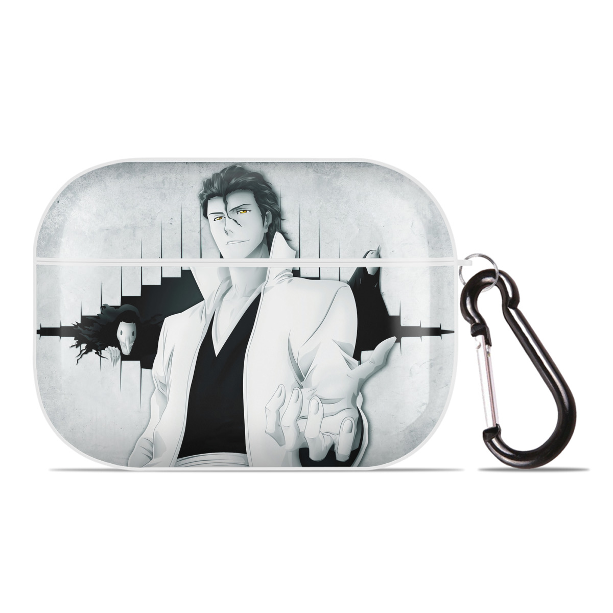 （画像用） ブリーチ BLEACH 【AirPods Pro用】ハードシェル保護ケース 耐衝撃・防指紋・カラビナ付き商品仕様
