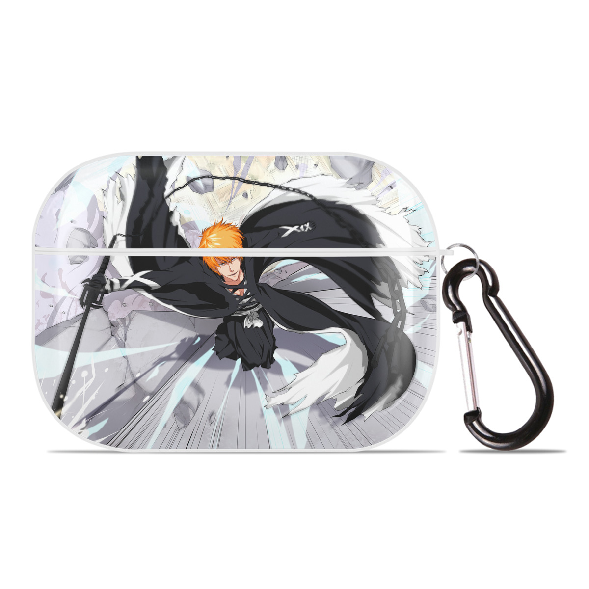 （画像用） ブリーチ BLEACH 【AirPods Pro用】ハードシェル保護ケース 耐衝撃・防指紋・カラビナ付き商品仕様