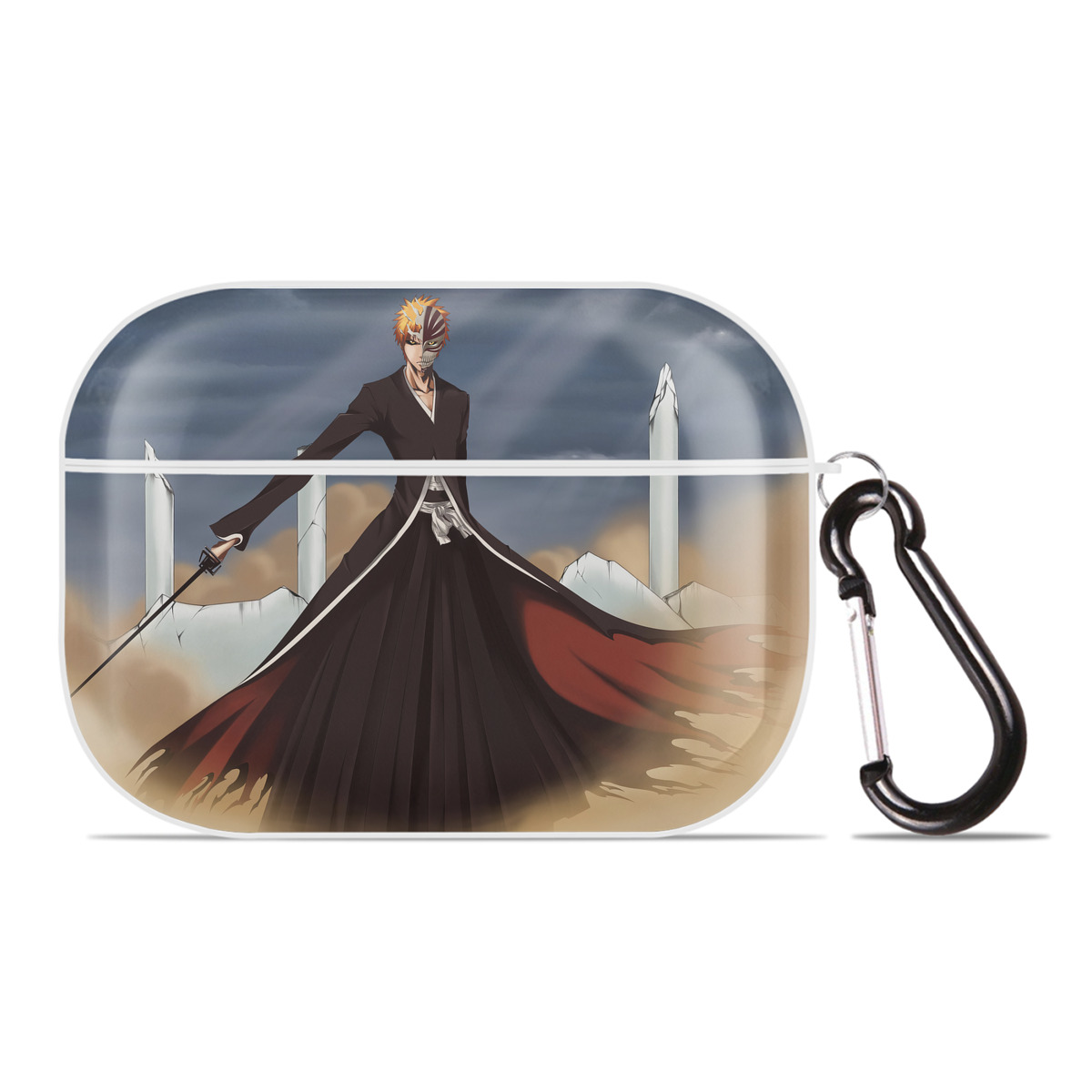 （画像用） ブリーチ BLEACH 【AirPods Pro用】ハードシェル保護ケース 耐衝撃・防指紋・カラビナ付き商品仕様