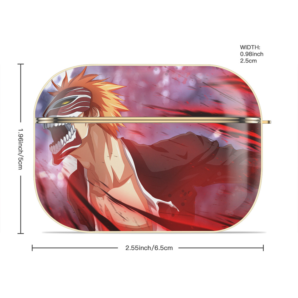 ブリーチ BLEACH 【AirPods Pro用】ハードシェル保護ケース｜耐衝撃・防指紋・カラビナ付き商品仕様