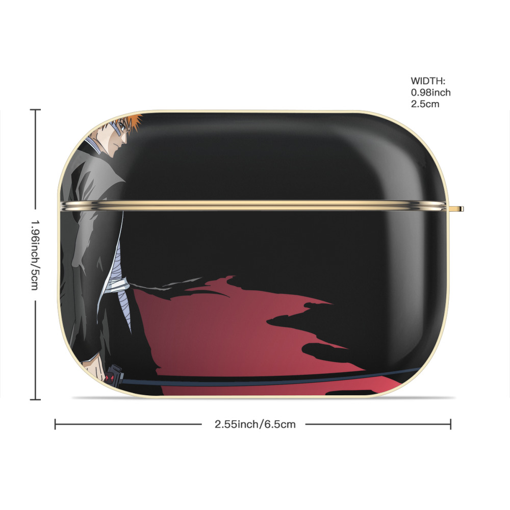 ブリーチ BLEACH 【AirPods Pro用】ハードシェル保護ケース｜耐衝撃・防指紋・カラビナ付き商品仕様