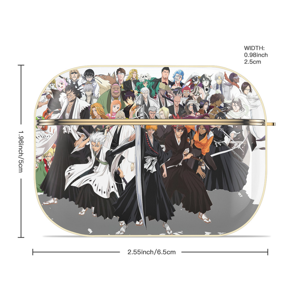 ブリーチ BLEACH 【AirPods Pro用】ハードシェル保護ケース｜耐衝撃・防指紋・カラビナ付き商品仕様