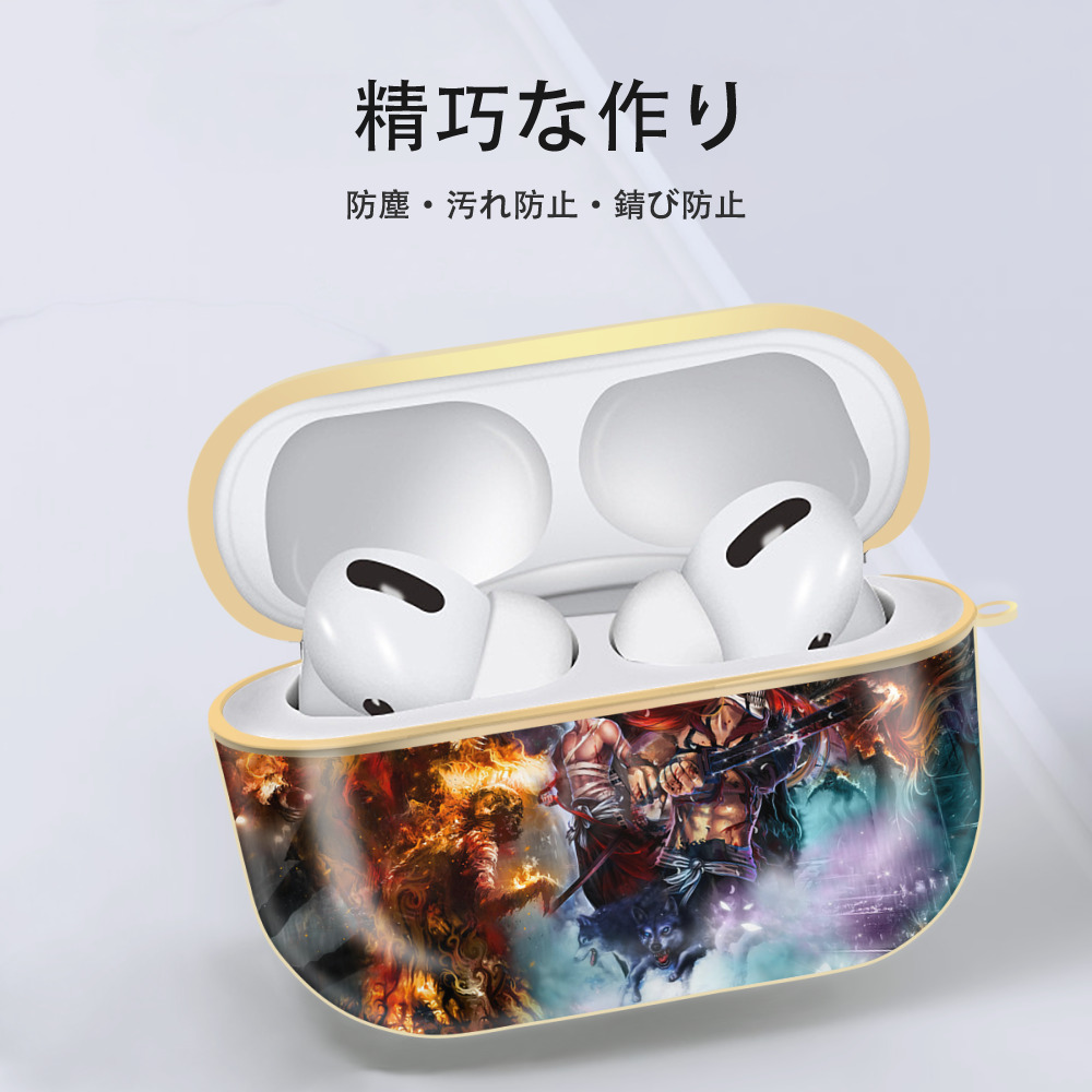 ブリーチ BLEACH 【AirPods Pro用】ハードシェル保護ケース｜耐衝撃・防指紋・カラビナ付き商品仕様