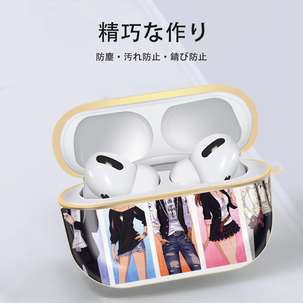 ブリーチ BLEACH 【AirPods Pro用】ハードシェル保護ケース｜耐衝撃・防指紋・カラビナ付き商品仕様
