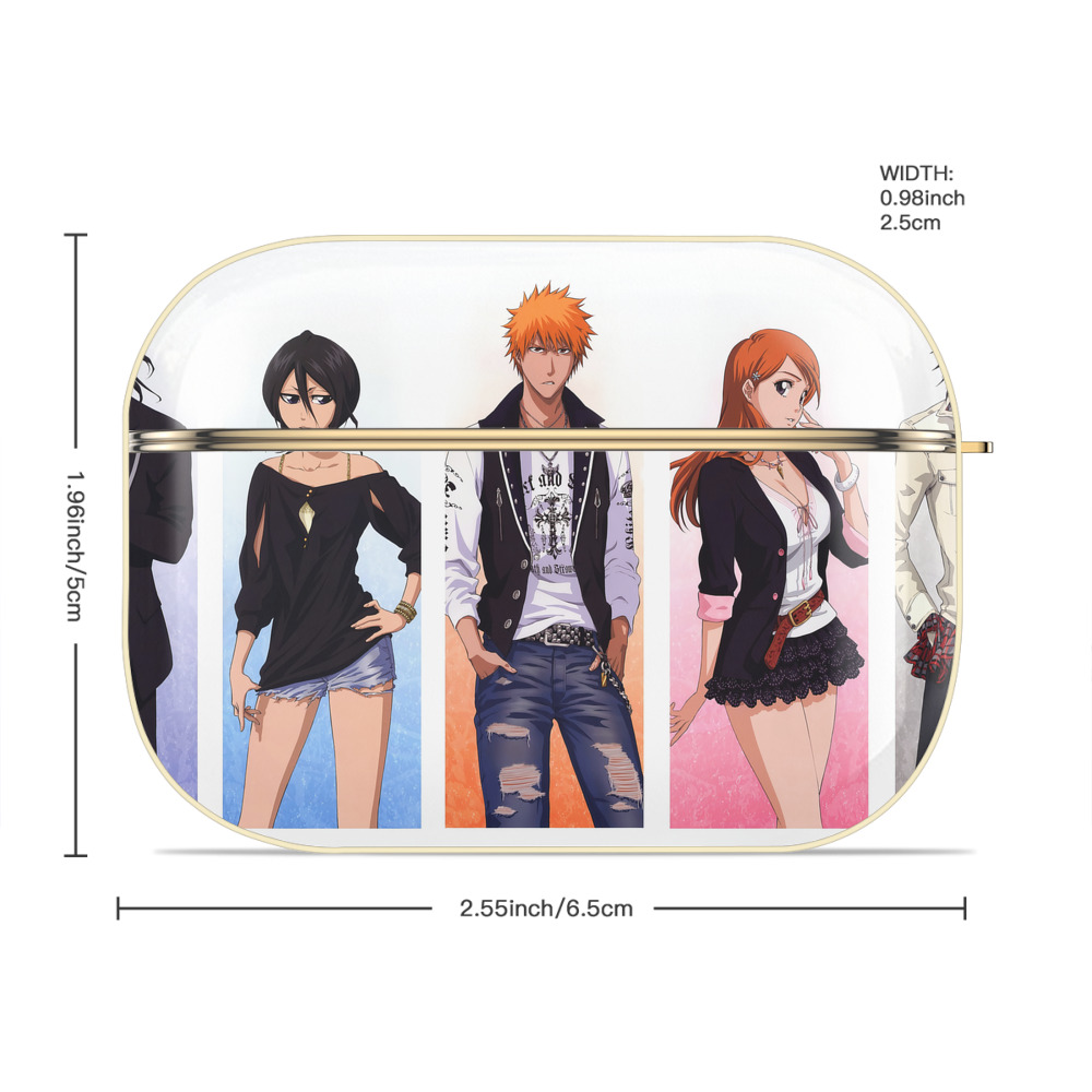 ブリーチ BLEACH 【AirPods Pro用】ハードシェル保護ケース｜耐衝撃・防指紋・カラビナ付き商品仕様
