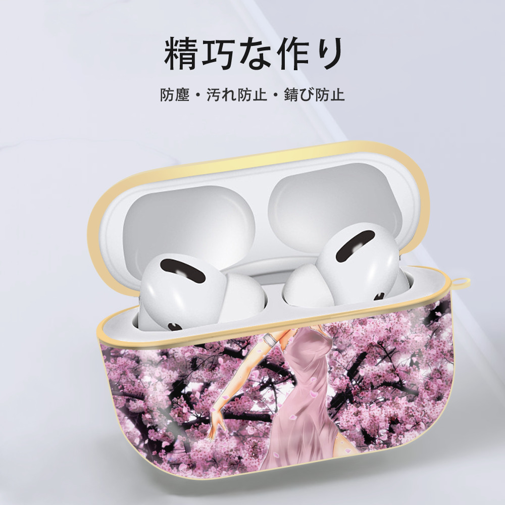 ブリーチ BLEACH 【AirPods Pro用】ハードシェル保護ケース｜耐衝撃・防指紋・カラビナ付き商品仕様
