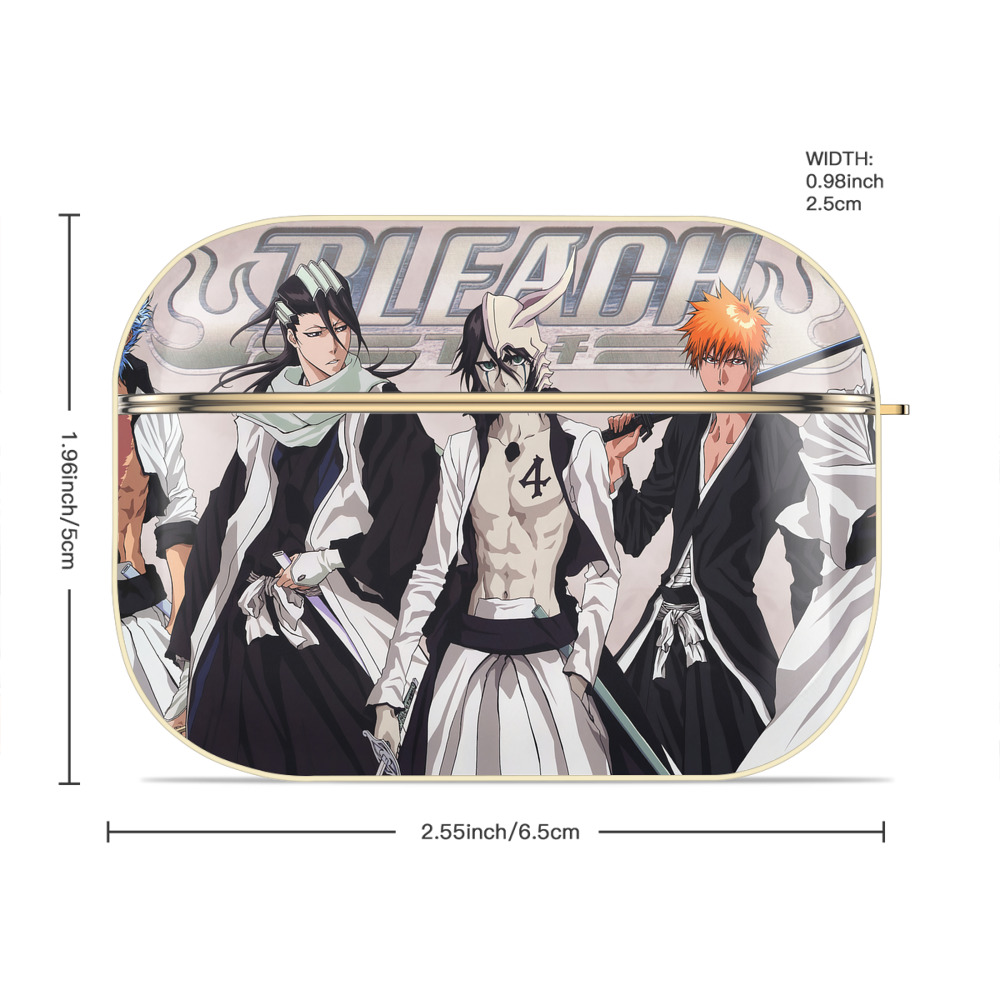 ブリーチ BLEACH 【AirPods Pro用】ハードシェル保護ケース｜耐衝撃・防指紋・カラビナ付き商品仕様