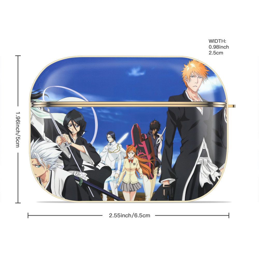 ブリーチ BLEACH 【AirPods Pro用】ハードシェル保護ケース｜耐衝撃・防指紋・カラビナ付き商品仕様