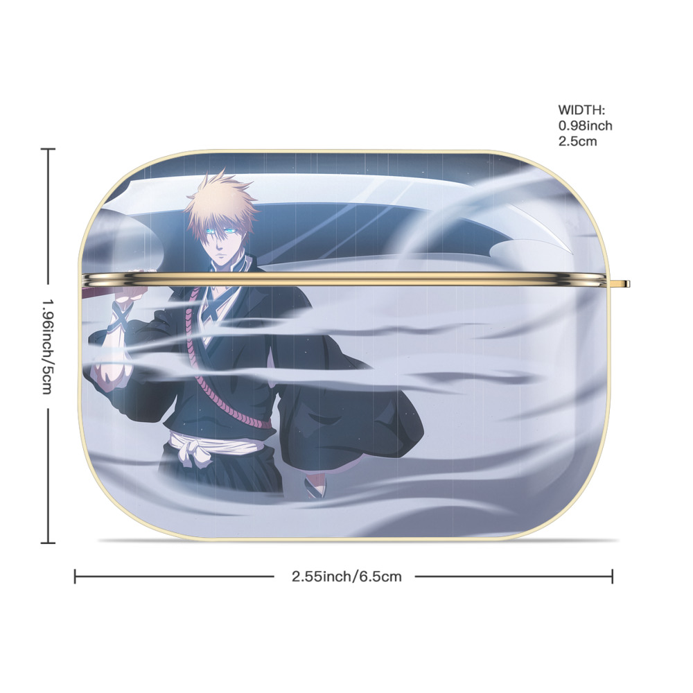 ブリーチ BLEACH 【AirPods Pro用】ハードシェル保護ケース｜耐衝撃・防指紋・カラビナ付き商品仕様