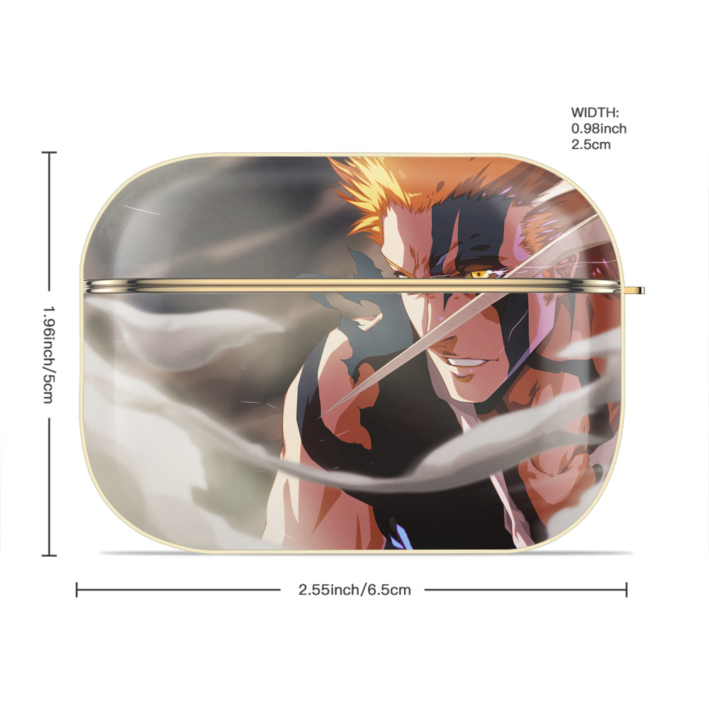 ブリーチ BLEACH 【AirPods Pro用】ハードシェル保護ケース｜耐衝撃・防指紋・カラビナ付き商品仕様