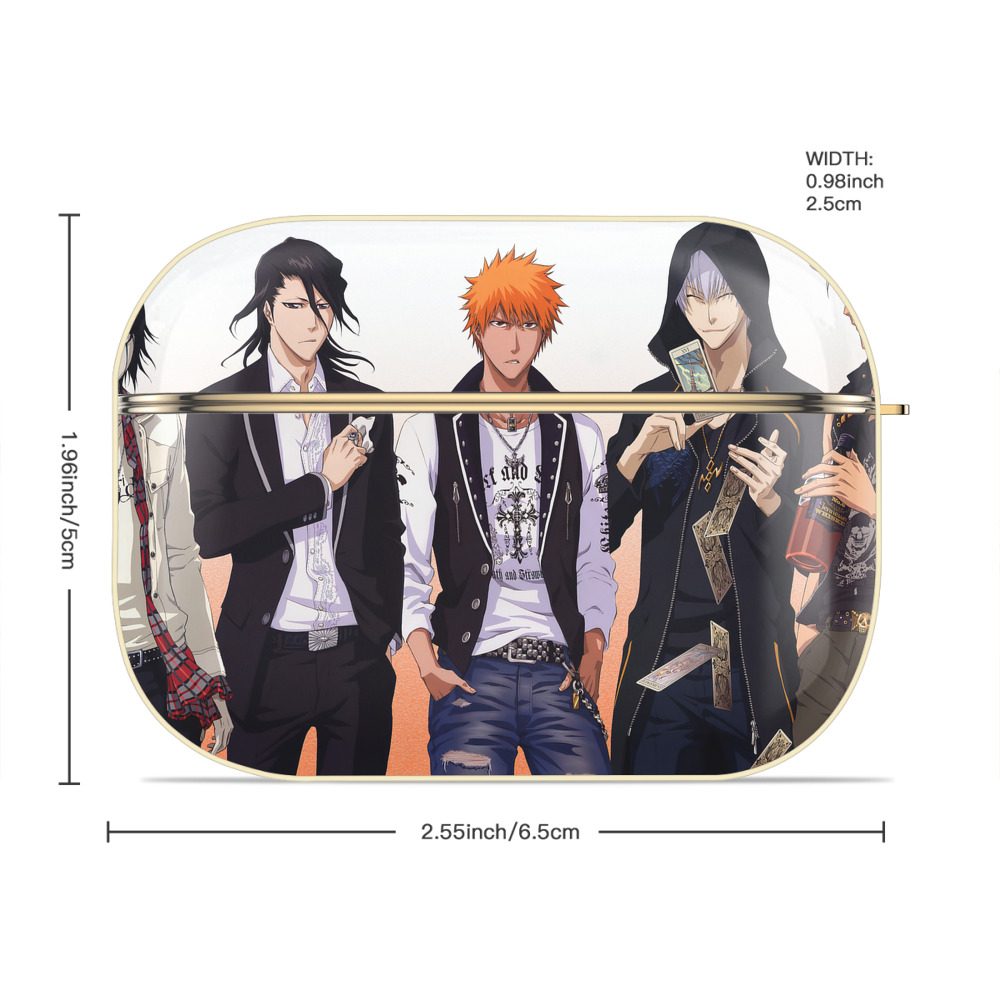 ブリーチ BLEACH 【AirPods Pro用】ハードシェル保護ケース｜耐衝撃・防指紋・カラビナ付き商品仕様