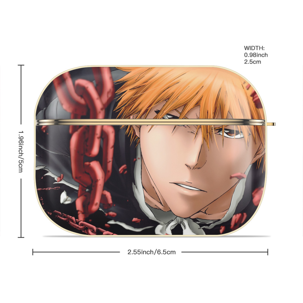 ブリーチ BLEACH 【AirPods Pro用】ハードシェル保護ケース｜耐衝撃・防指紋・カラビナ付き商品仕様