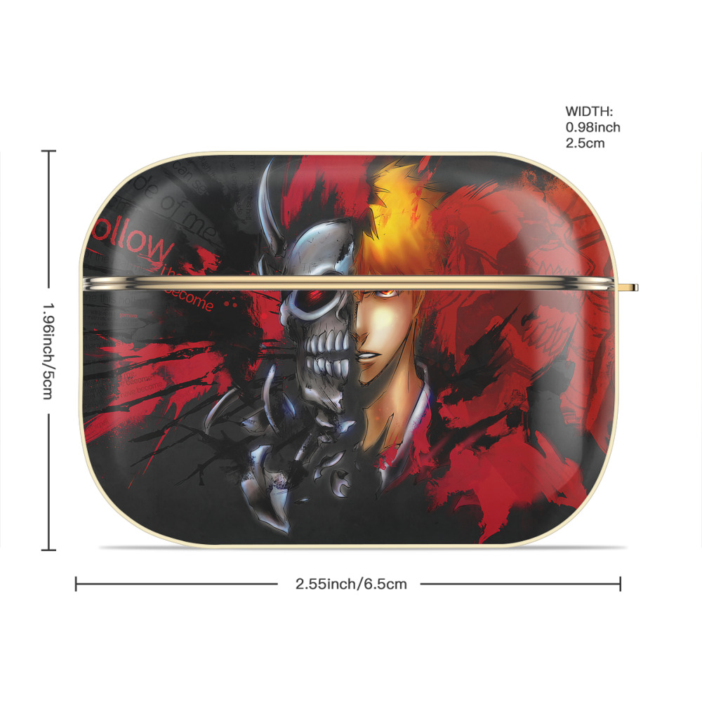 ブリーチ BLEACH 【AirPods Pro用】ハードシェル保護ケース｜耐衝撃・防指紋・カラビナ付き商品仕様