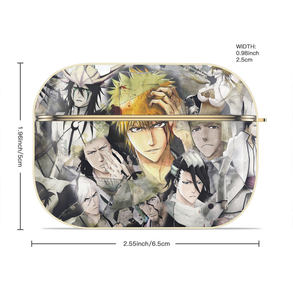 ブリーチ BLEACH 【AirPods Pro用】ハードシェル保護ケース｜耐衝撃・防指紋・カラビナ付き商品仕様