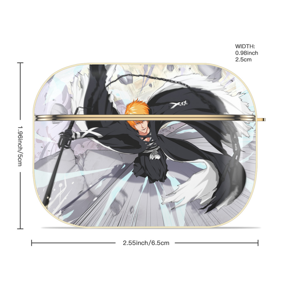 ブリーチ BLEACH 【AirPods Pro用】ハードシェル保護ケース｜耐衝撃・防指紋・カラビナ付き商品仕様