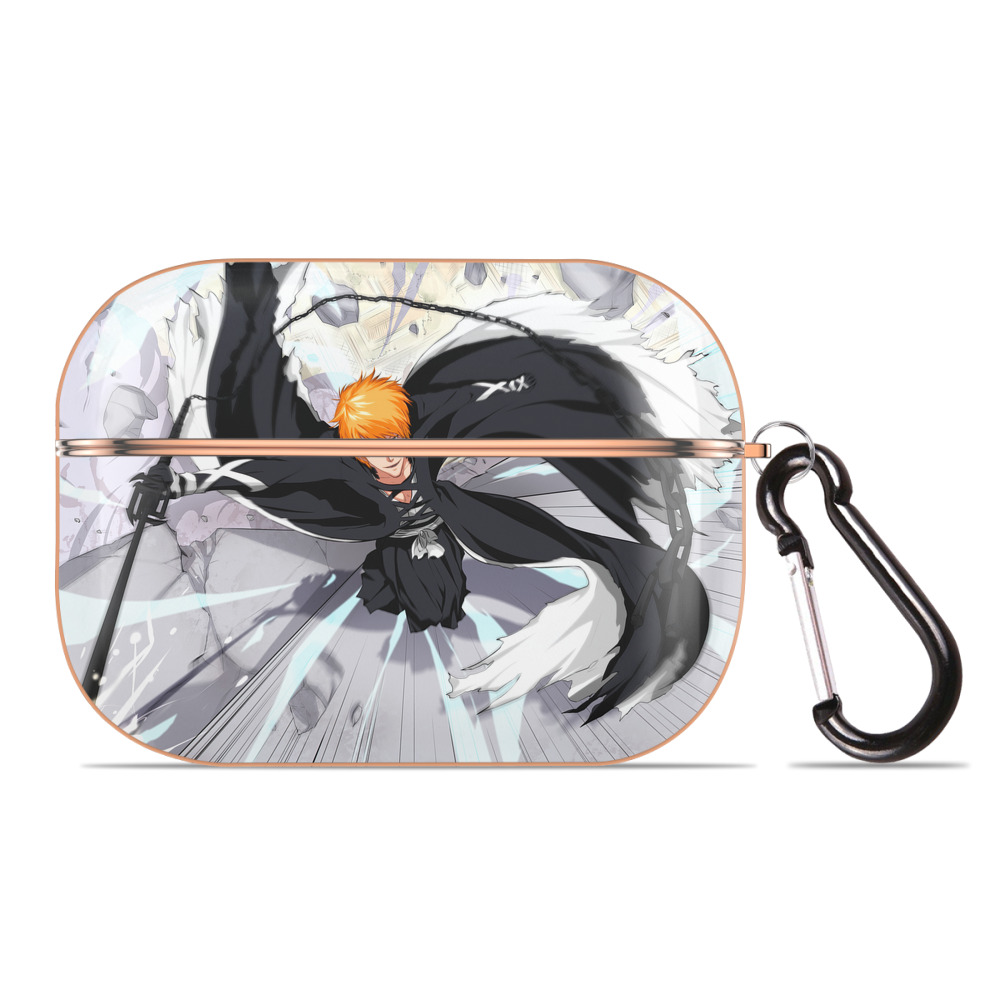 （画像用） ブリーチ BLEACH 【AirPods Pro用】ハードシェル保護ケース｜耐衝撃・防指紋・カラビナ付き商品仕様