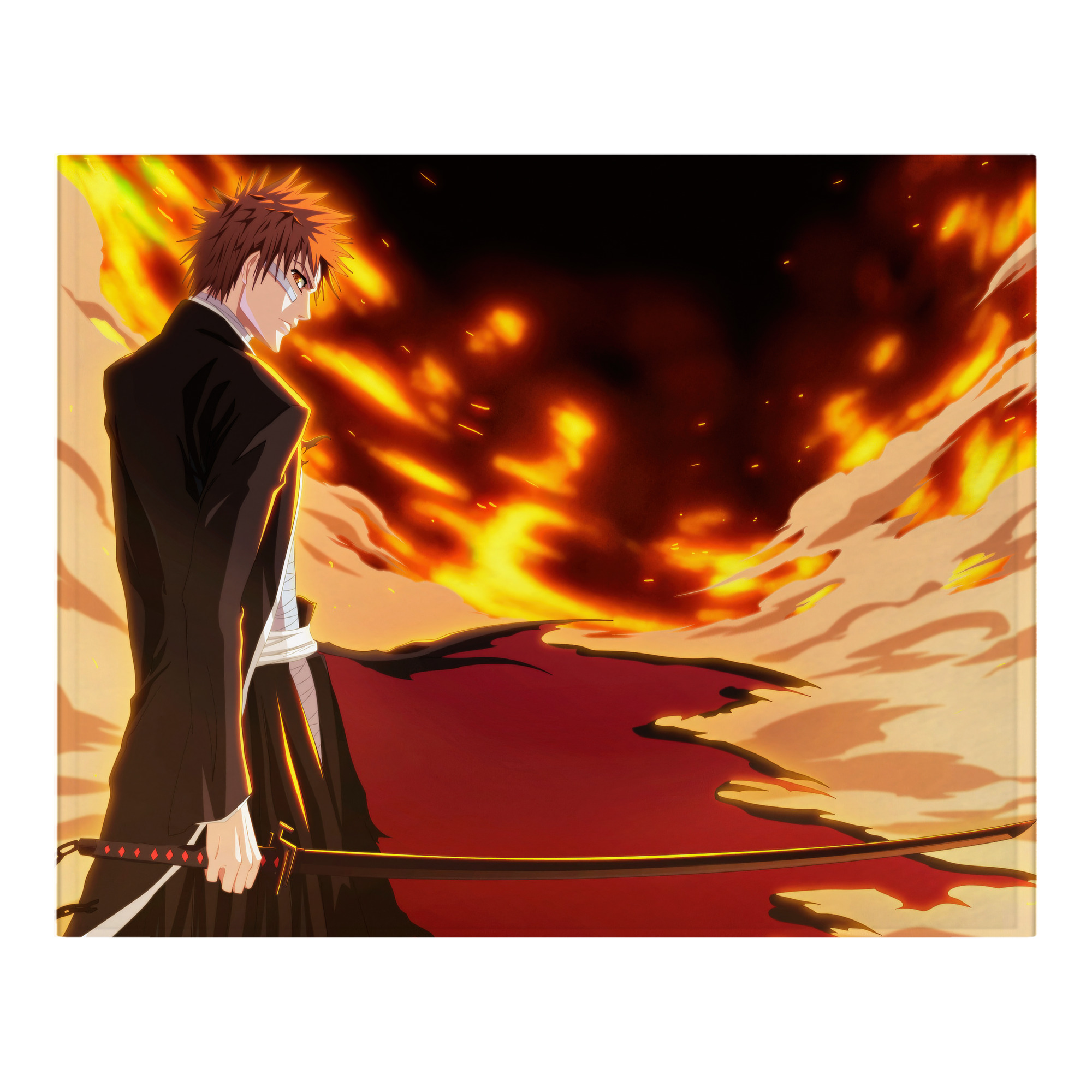 （画像用） ブリーチ BLEACH フランネルブランケット・多サイズ対応（横型）