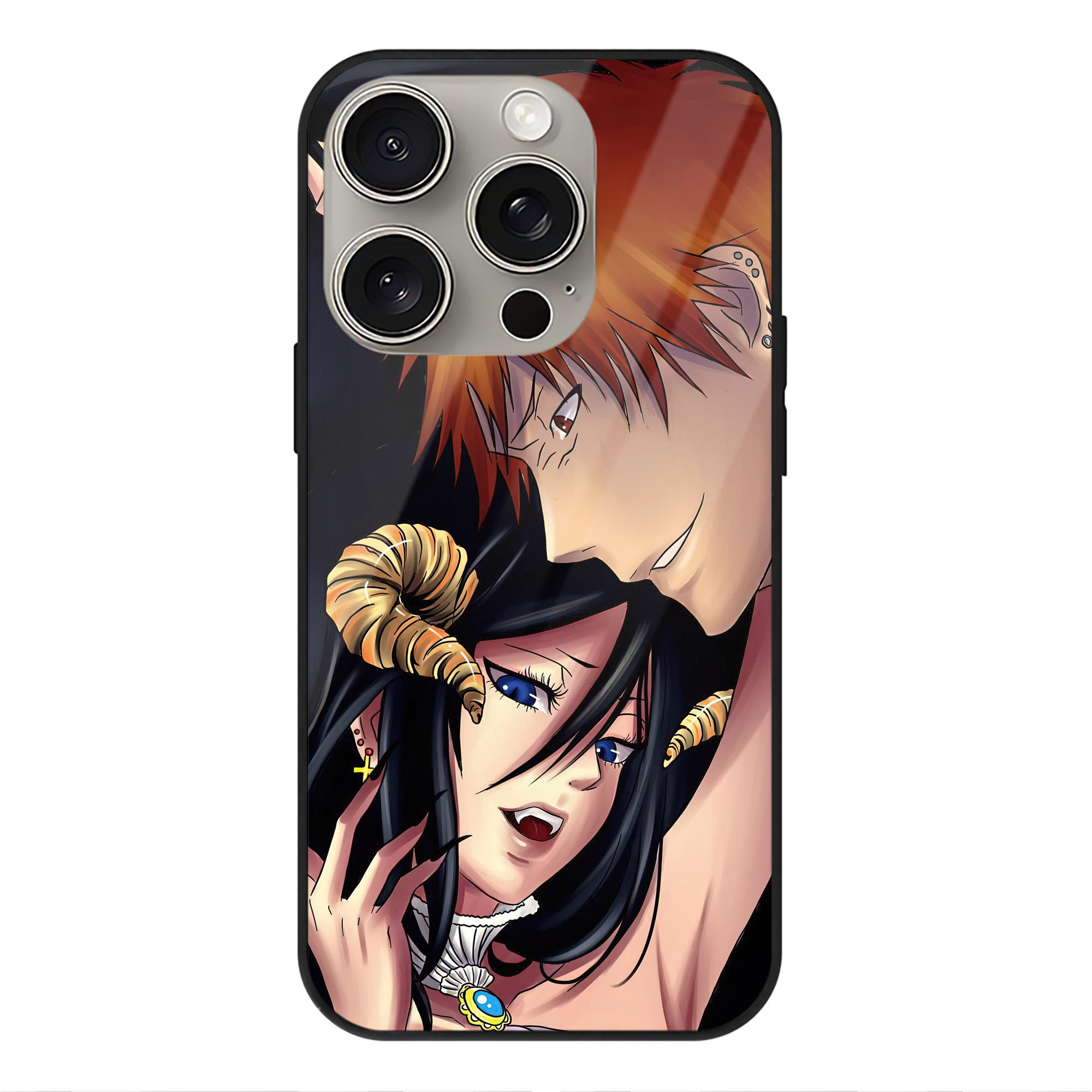 （画像用） ブリーチ BLEACH 【iPhone15Pro対応】スマホケース 耐衝撃＆黄変防止 背面ガラス