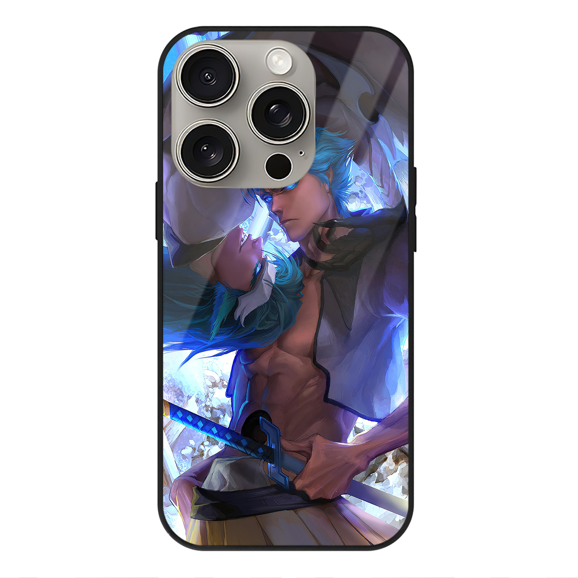 （画像用） ブリーチ BLEACH 【iPhone15Pro対応】スマホケース 耐衝撃＆黄変防止 背面ガラス