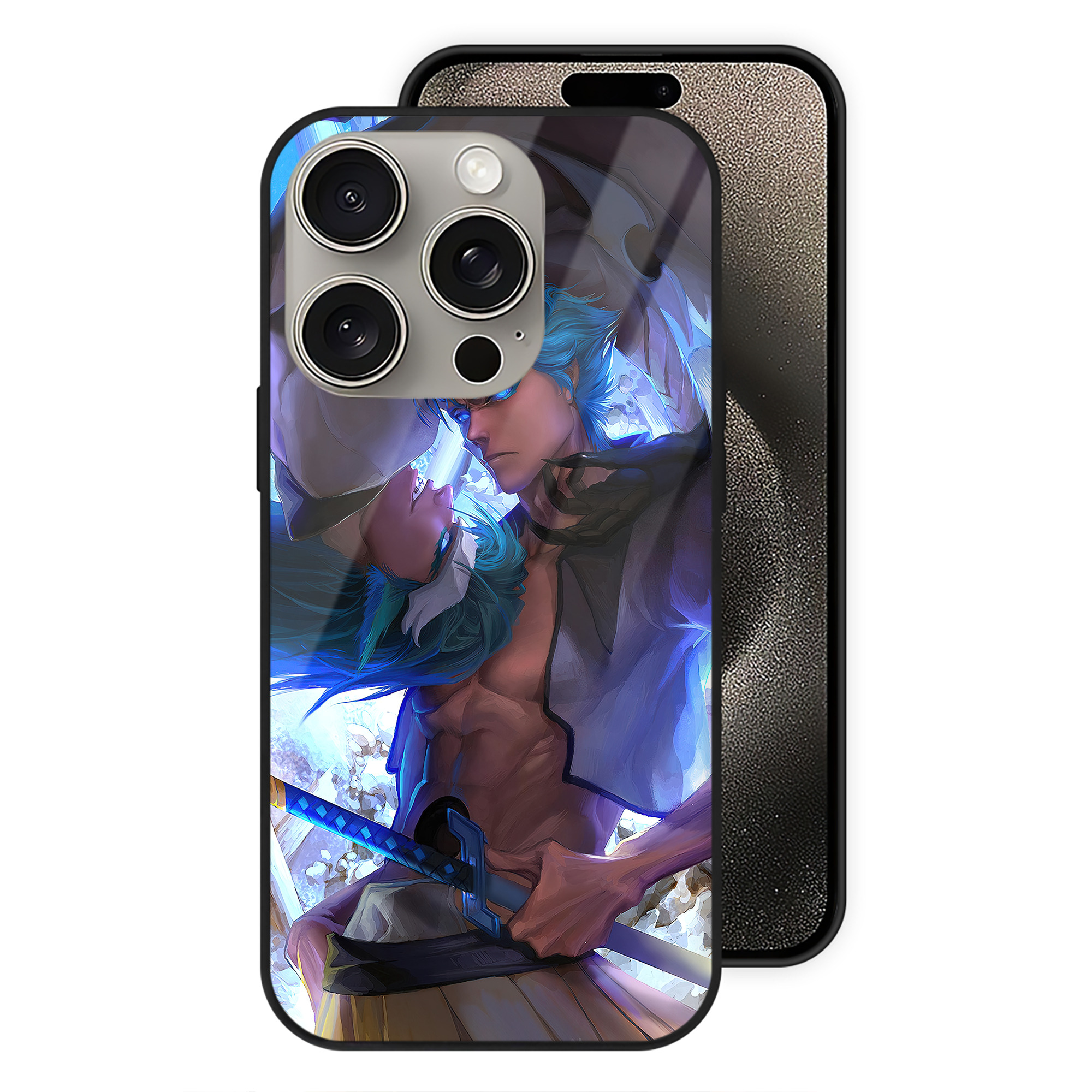 （画像用） ブリーチ BLEACH 【iPhone15Pro対応】スマホケース 耐衝撃＆黄変防止 背面ガラス