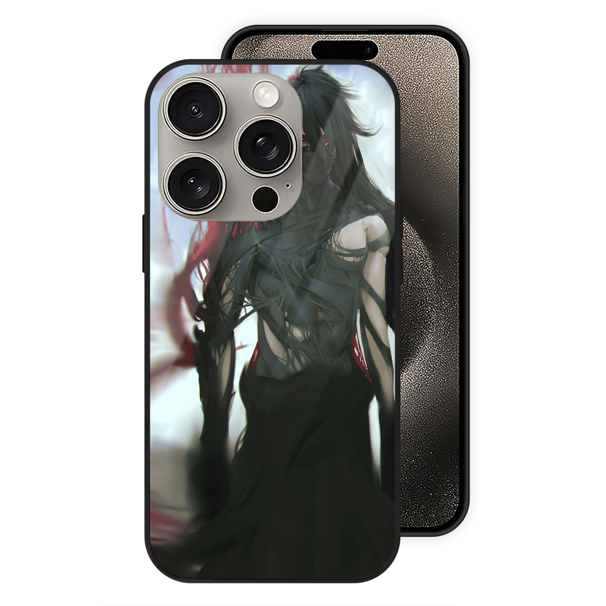 （画像用） ブリーチ BLEACH 【iPhone15Pro対応】スマホケース 耐衝撃＆黄変防止 背面ガラス