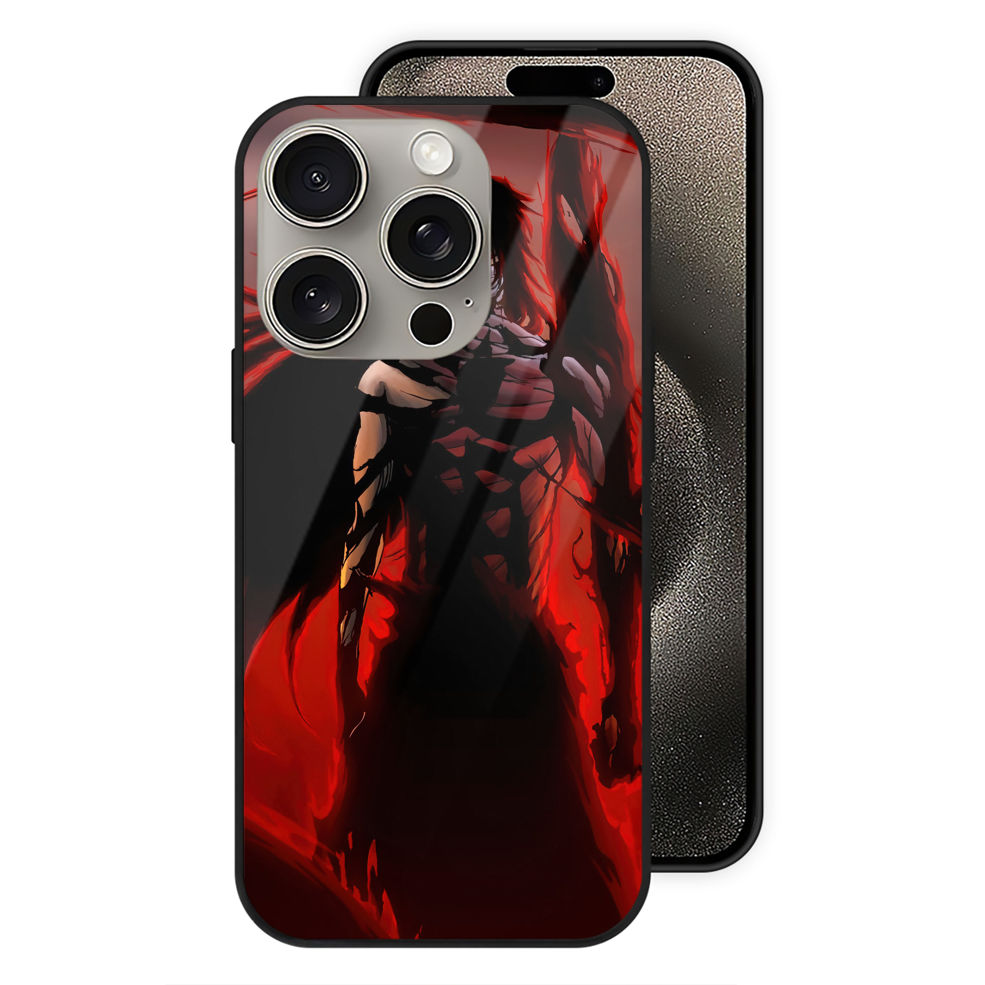 （画像用） ブリーチ BLEACH 【iPhone15Pro対応】スマホケース 耐衝撃＆黄変防止 背面ガラス